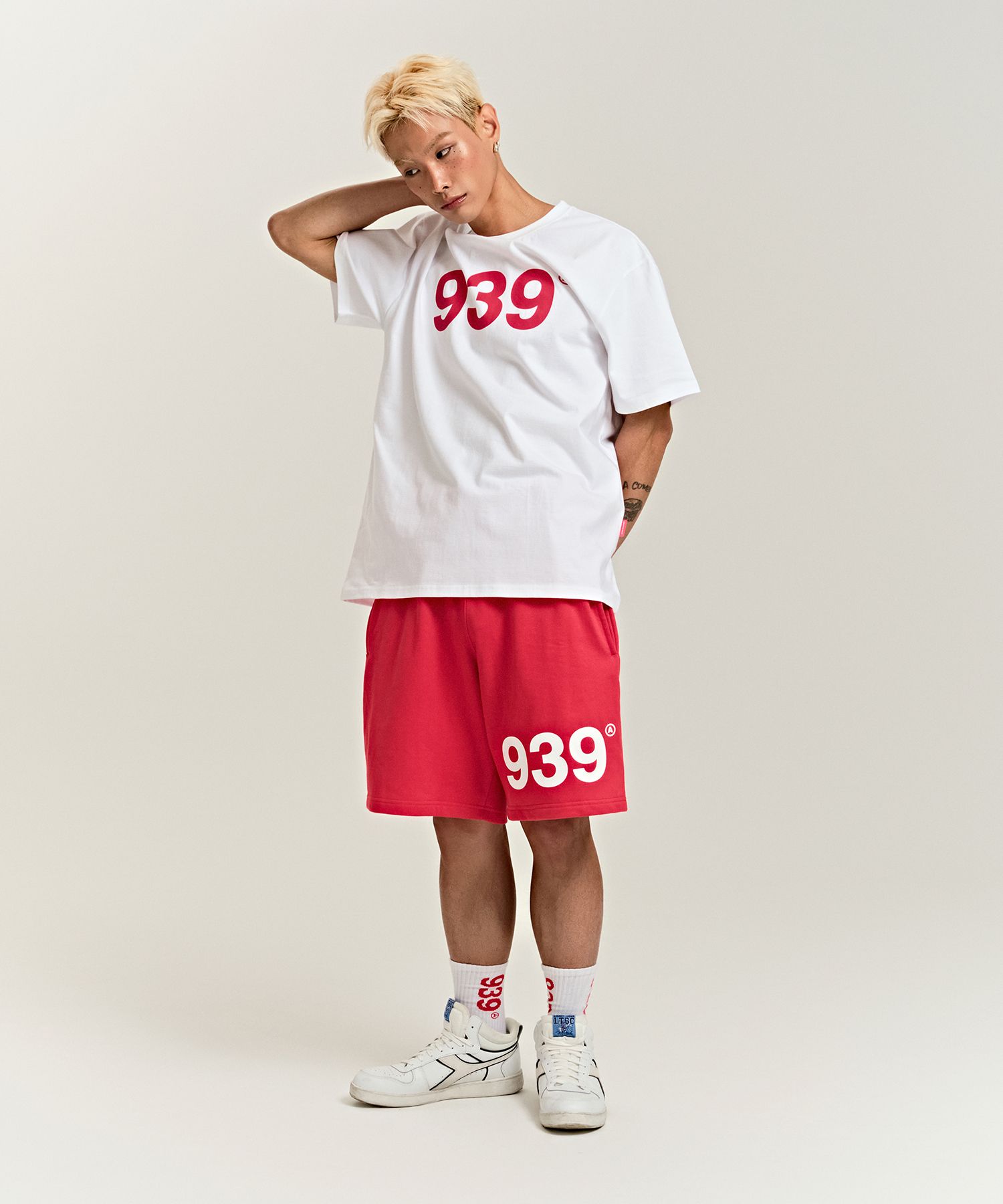 MUSINSA | ARCHIVE BOLD 939 LOGO T-SHIRTS_WHITE