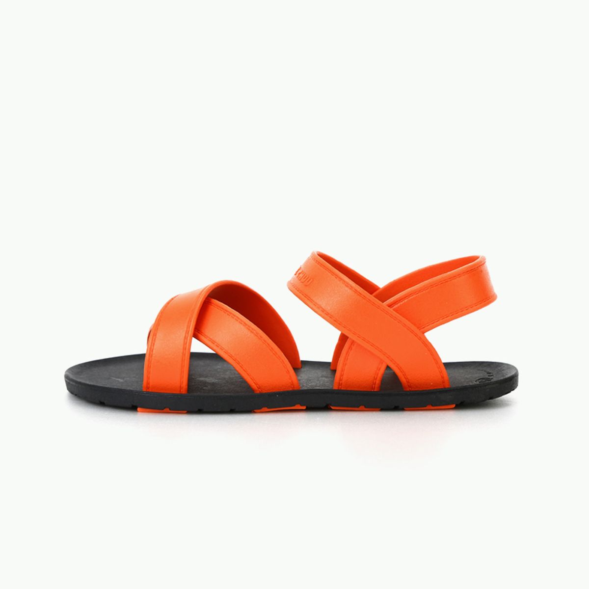 무츄(MOOCHUU) MC06 Cross Sandal Black-Orange