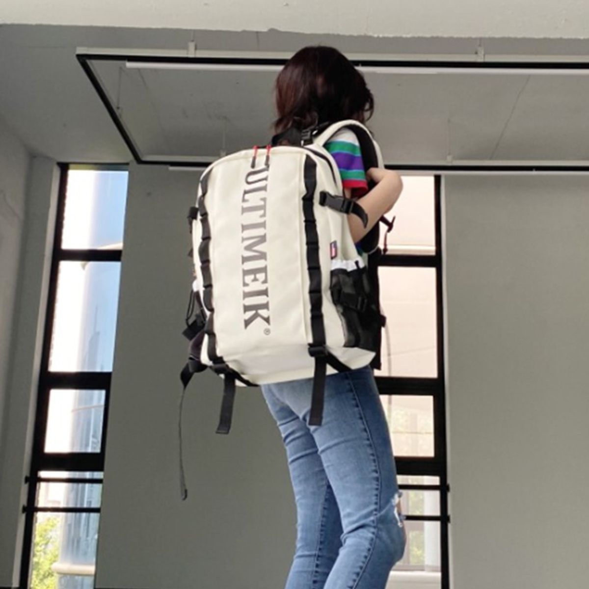 얼티메이크(ULTIMEIK) 7805 백팩 베이지