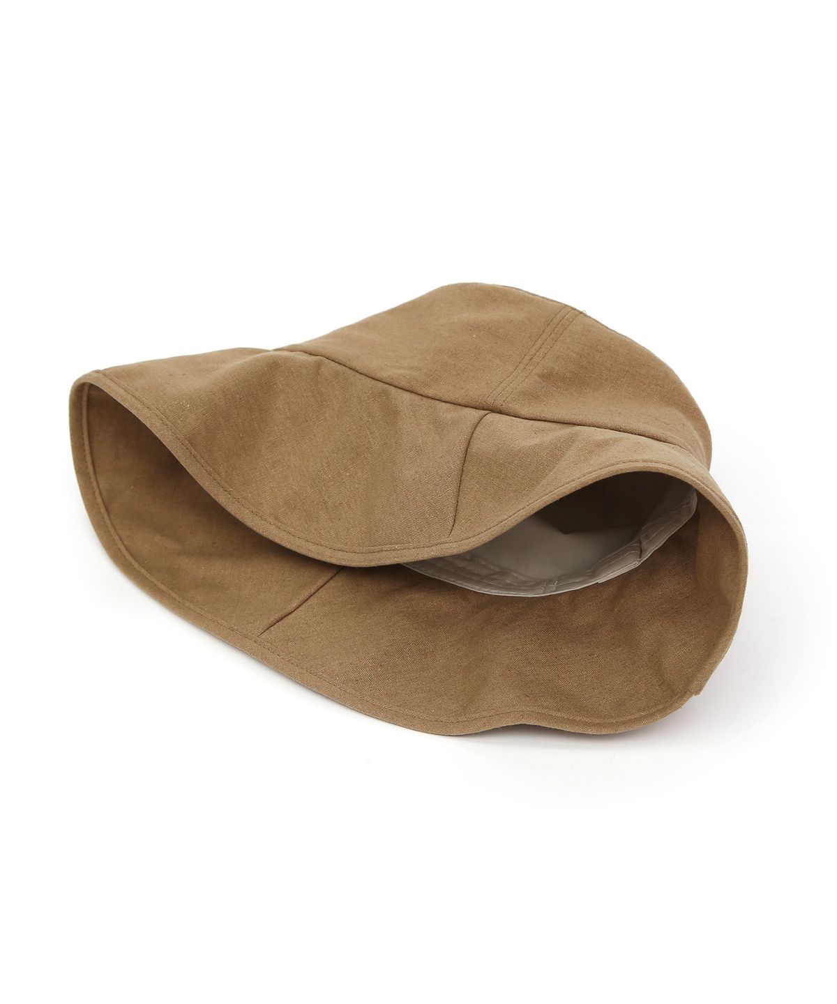 언더컨트롤 스튜디오(UNDERCONTROL STUDIO) 린넨 버킷햇 FOLD BUCKET / LINEN / FROM / S CAMEL