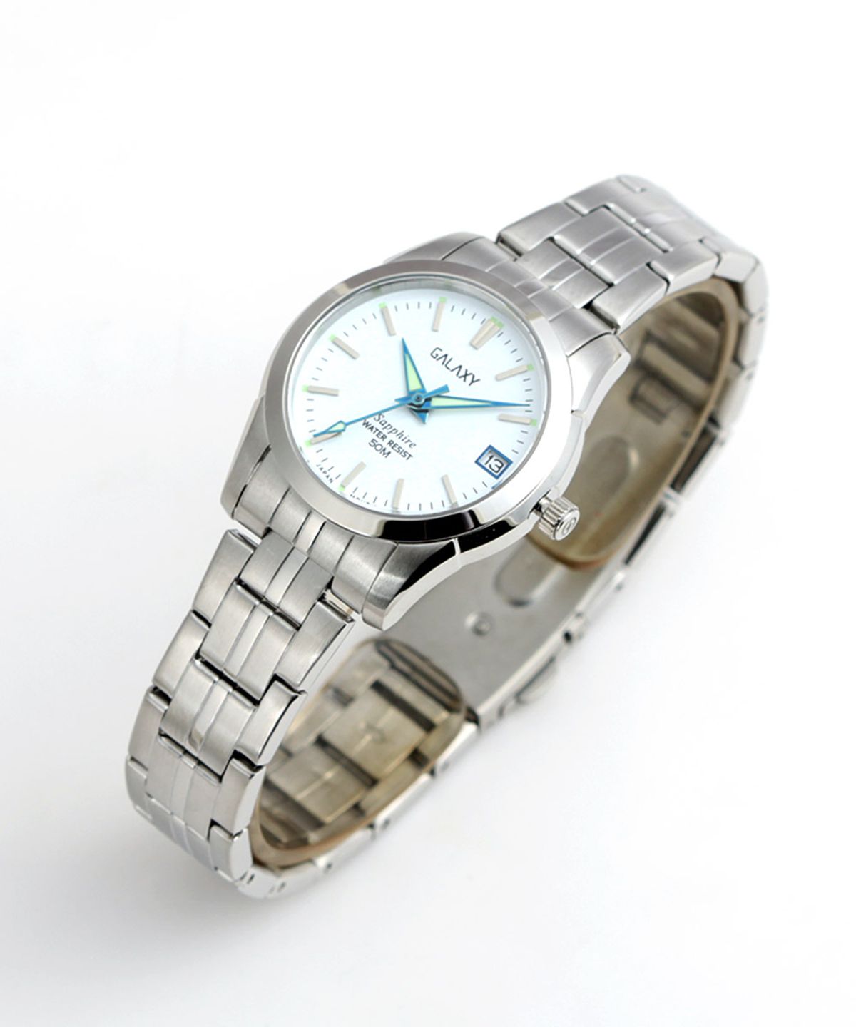 갤럭시(GALAXY) 5기압 여성 메탈손목시계 QA9012FA