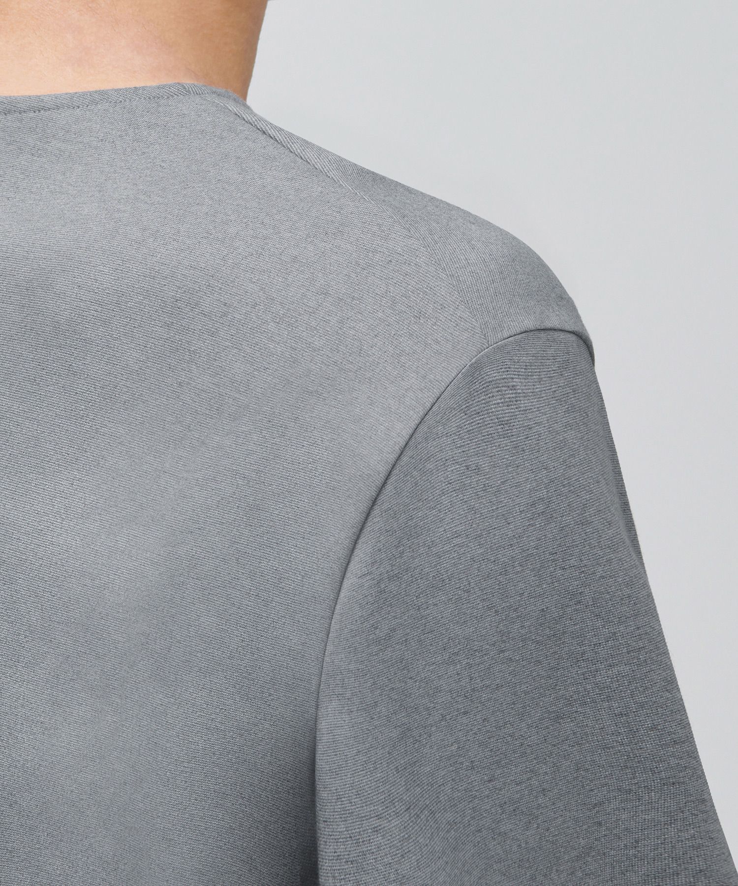 MUSINSA | MUSINSA STANDARD Ponte Crew Neck Long Sleeve T