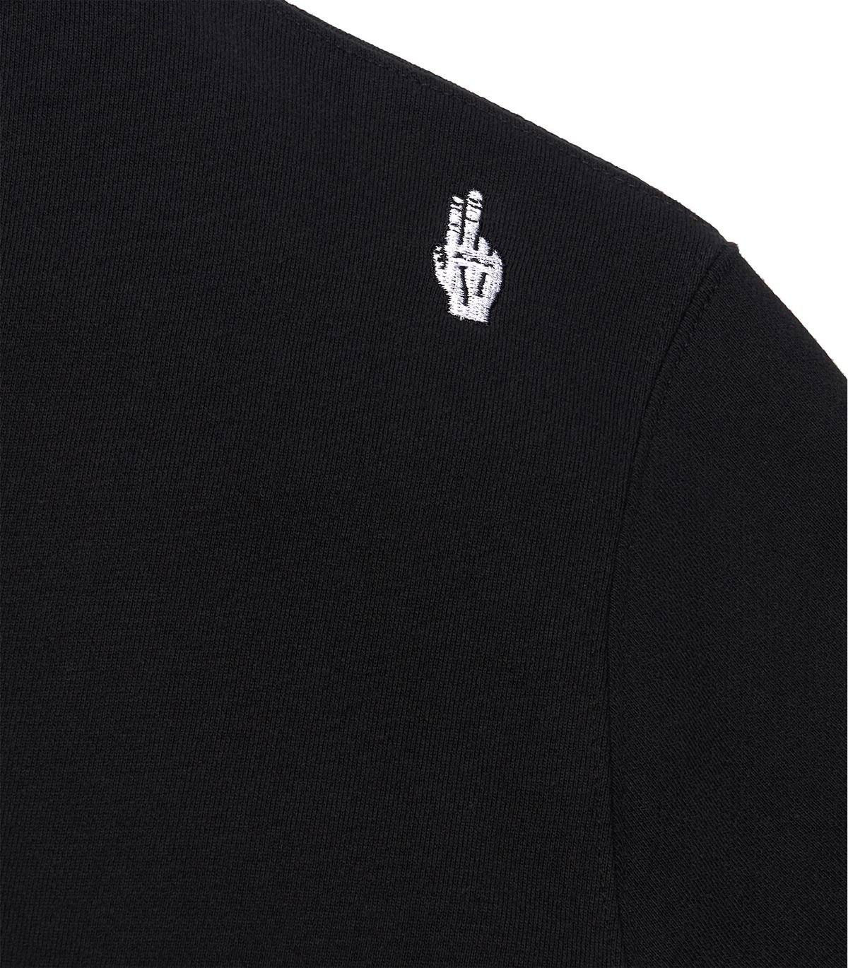 바이브레이트(VIBRATE) POP-EYES FROG LOGO SWEATSHIRTS (BLACK)