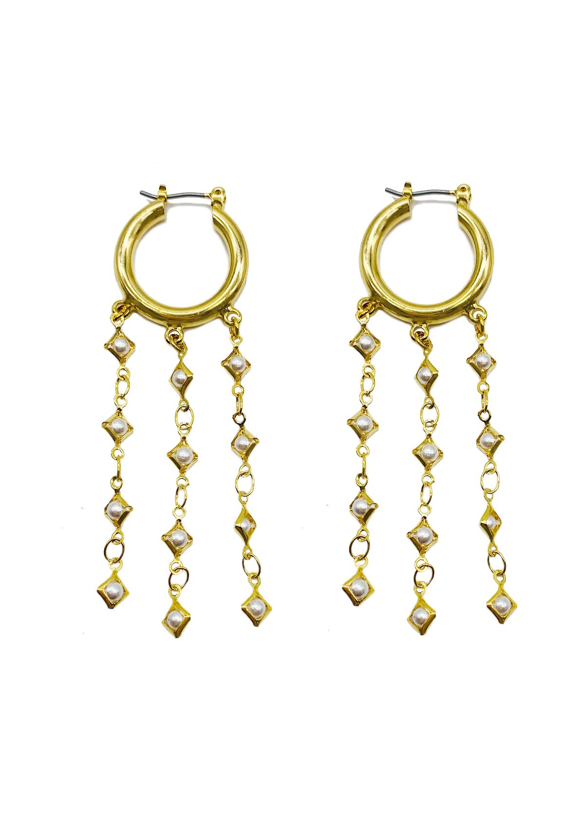 오키디루포(OCCHI DI LUPO) Orobella long hoop earring