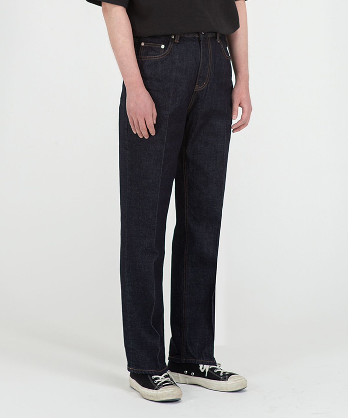 브랜디드(BRANDED) 51003 HISHITOMO COLLECTION 1WASH JEANS [RELAX STRAIGHT]