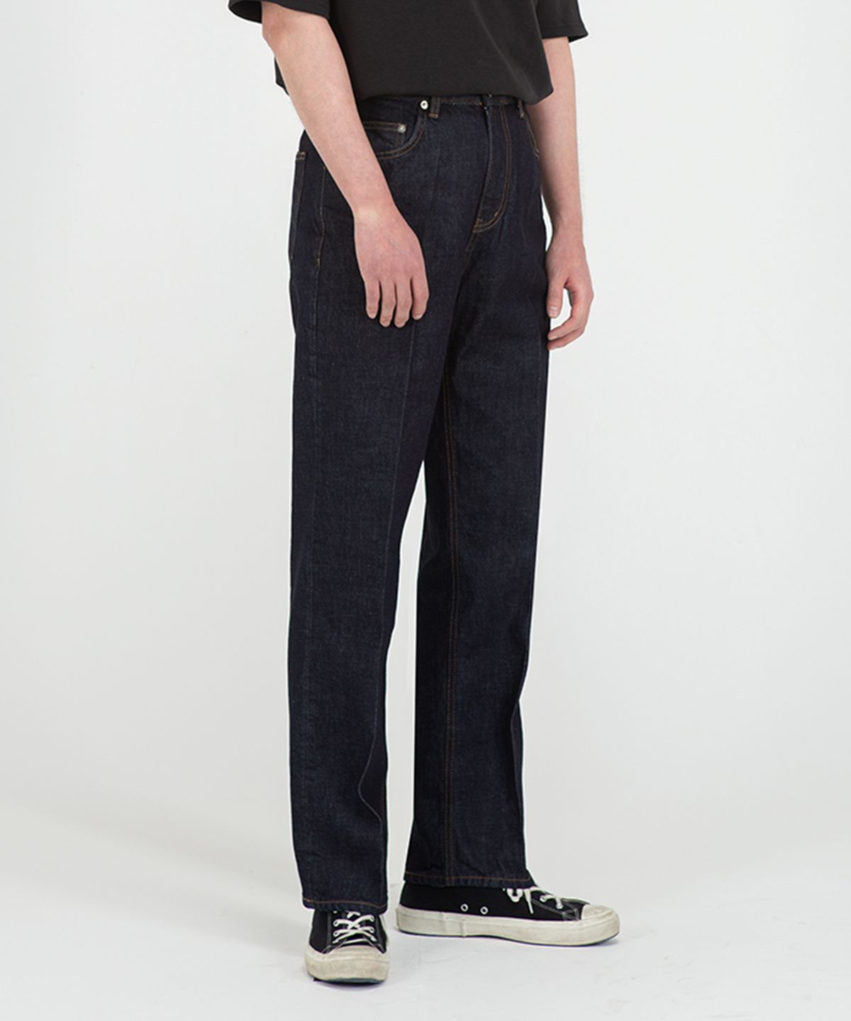 브랜디드(BRANDED) 51003 HISHITOMO COLLECTION 1WASH JEANS [RELAX STRAIGHT]