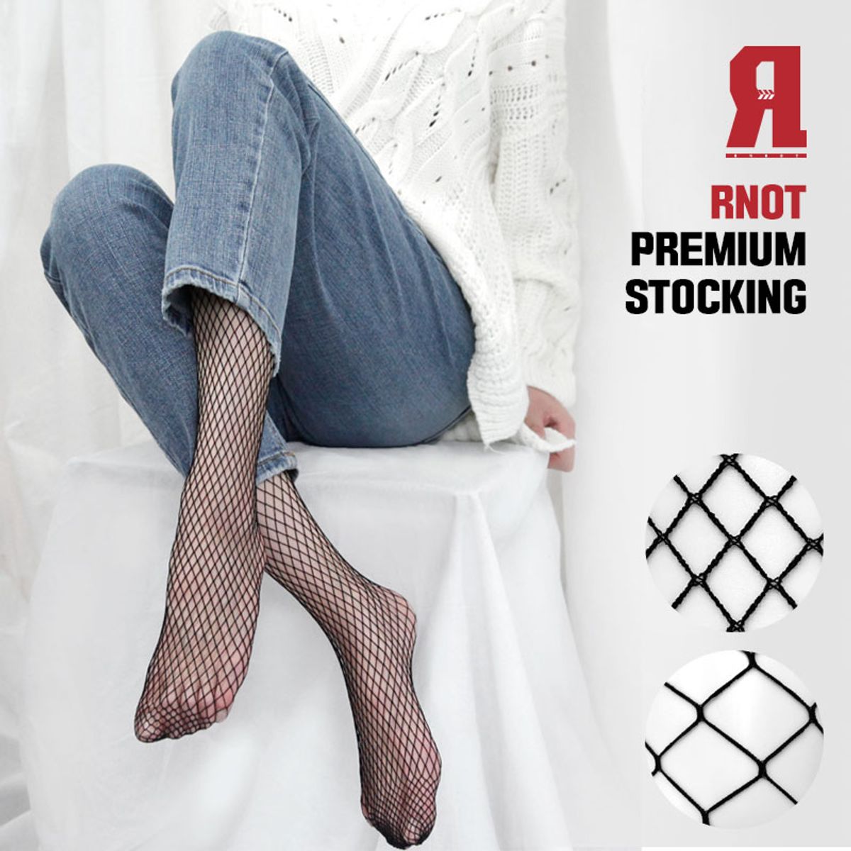 알엔오티(RNOT) 피쉬네트 망사 팬티스타킹 (2type)
