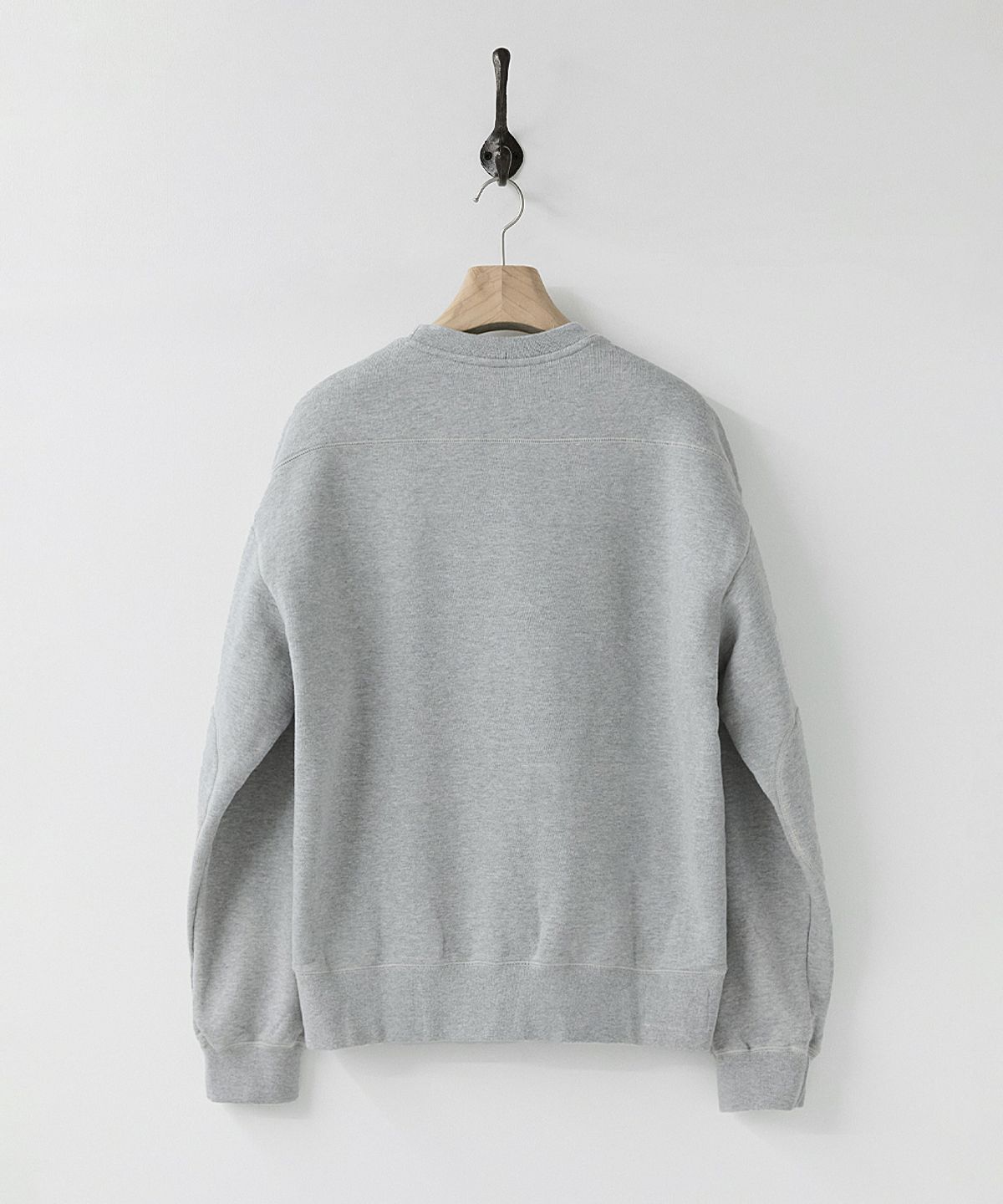 러프사이드(ROUGHSIDE) Oversized Sweat Shirt M.Grey