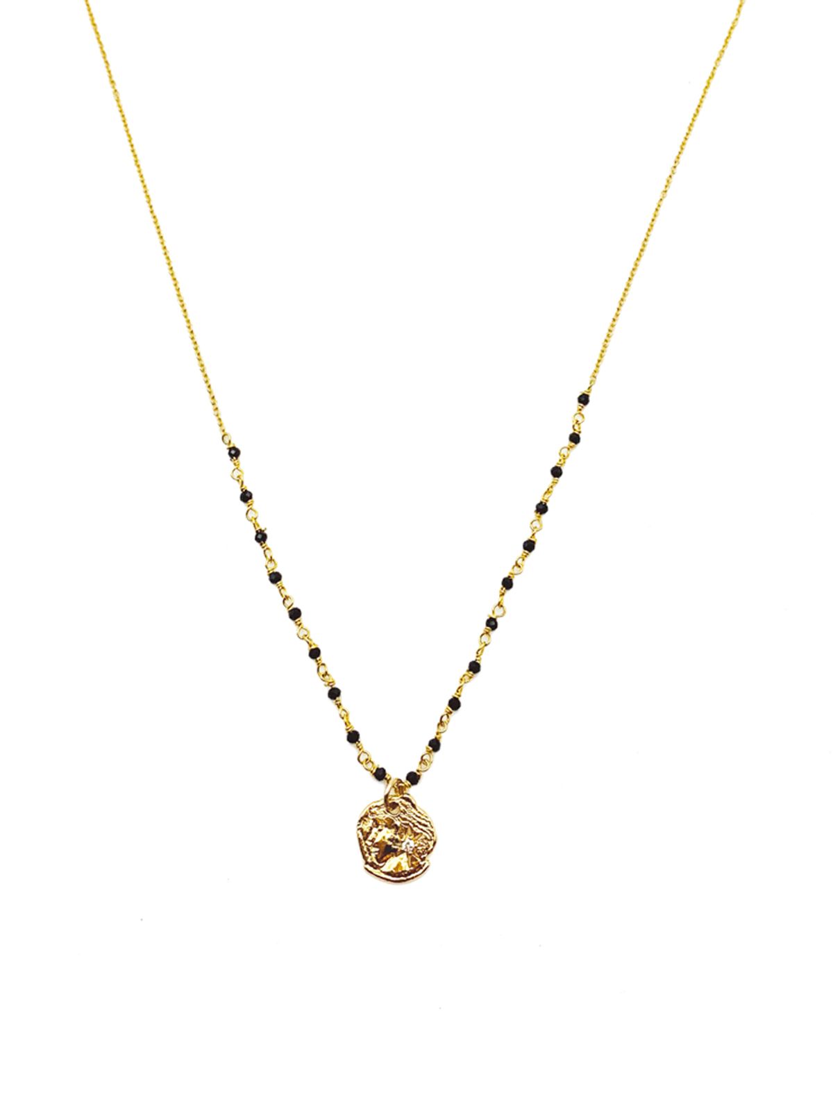 오키디루포(OCCHI DI LUPO) Etoile black onix necklace
