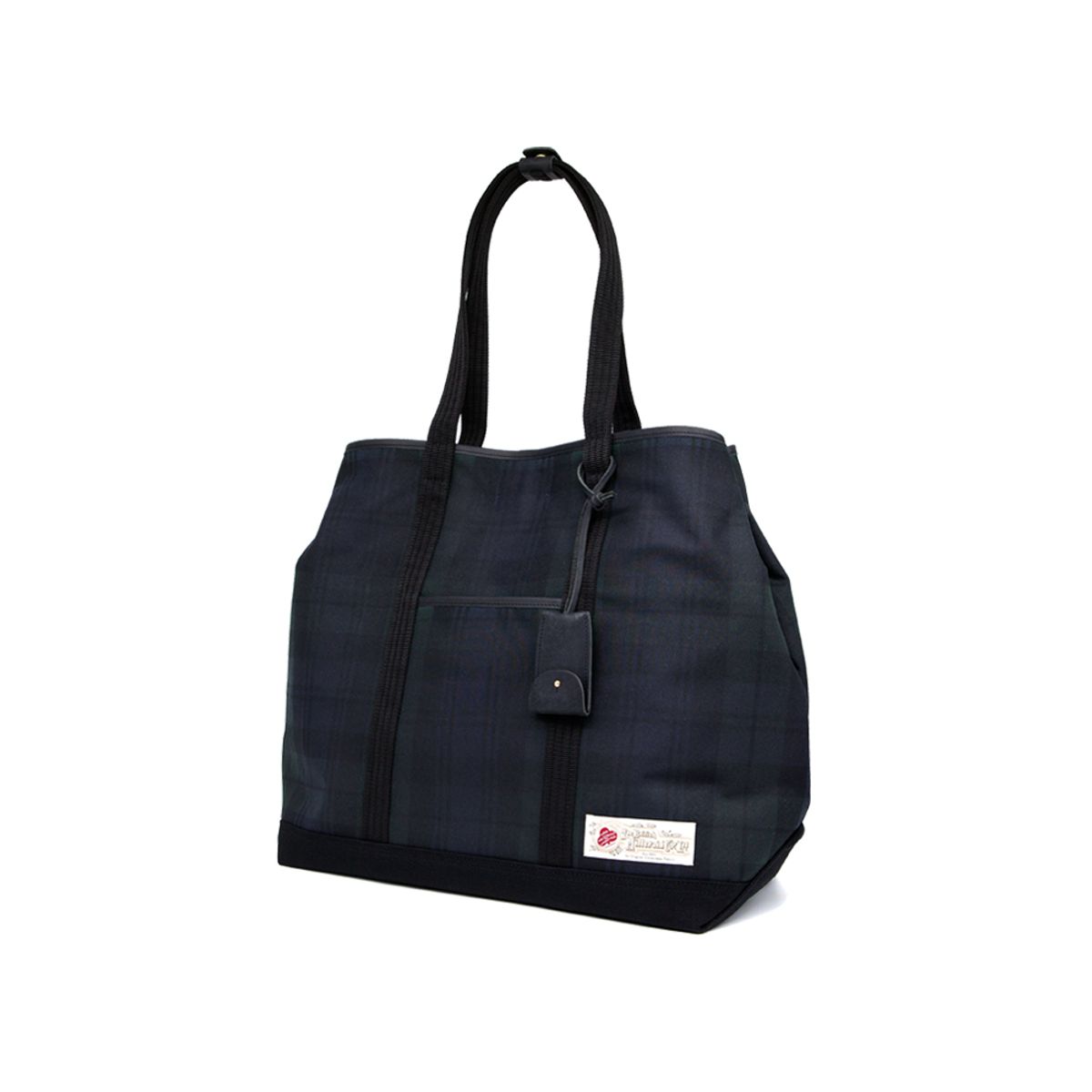 브라스보트(BRASSBOATS) 블랙와치 왁스캔버스 숄더백