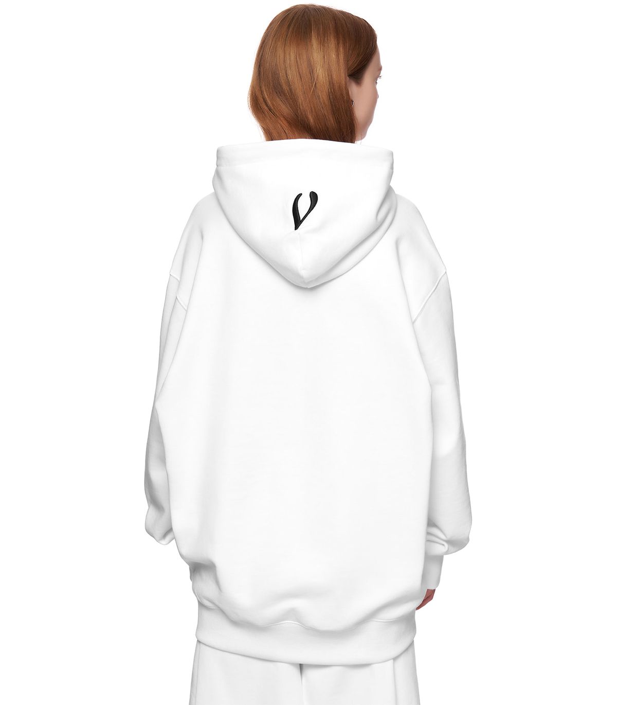 바이브레이트(VIBRATE) RAINBOW LOTUS LOGO HOODIE (WHITE)