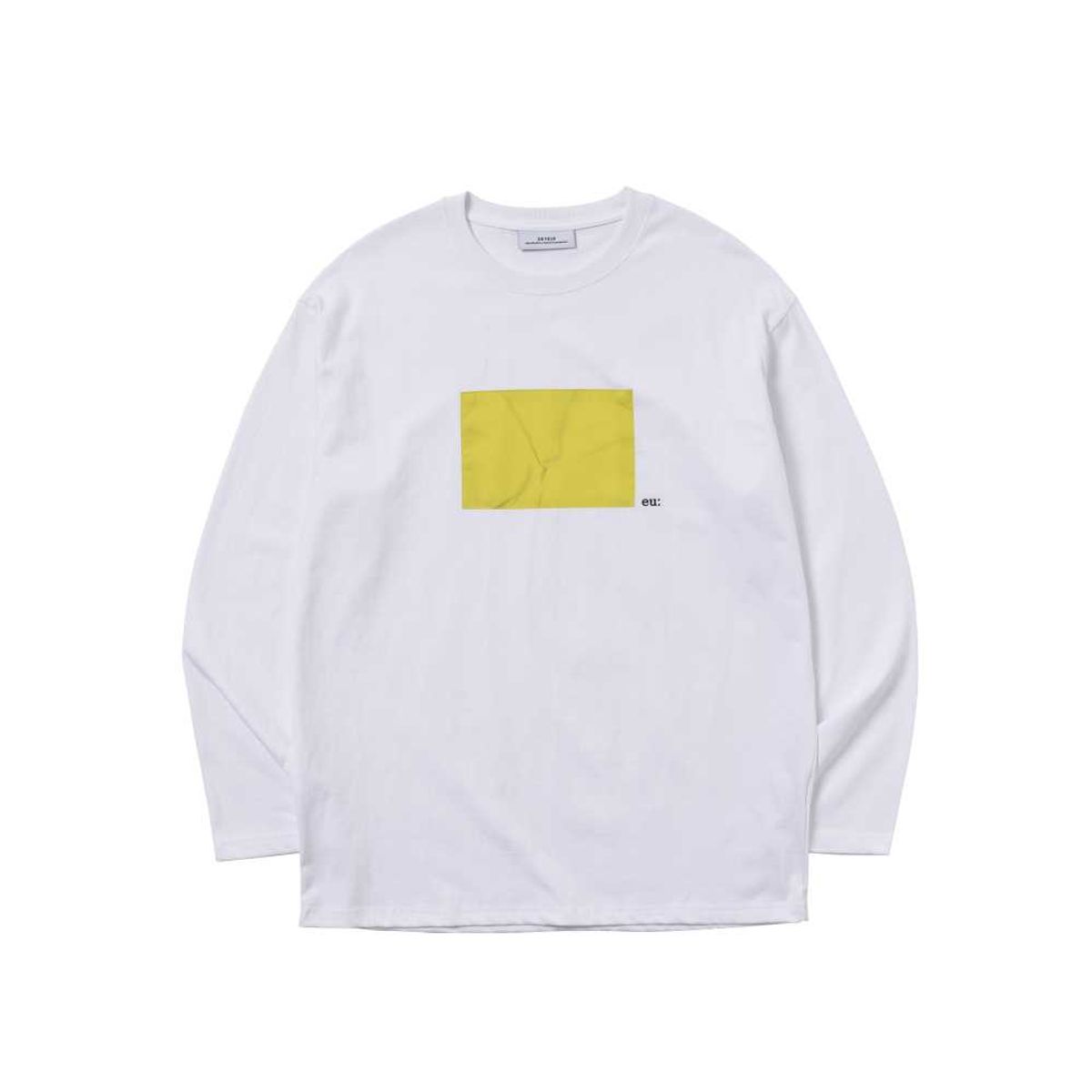 261이유아이(261EUI) SIGNATURE WRINKLE LONG SLEEVE WHITE YELLOW