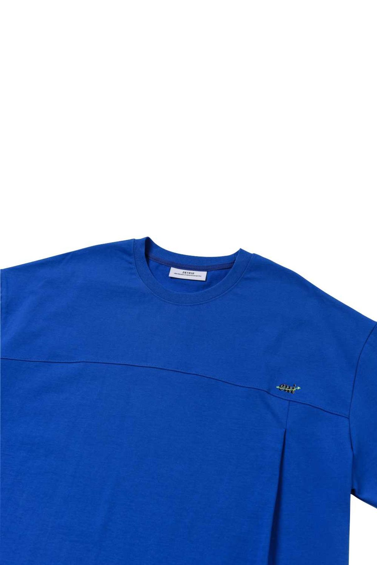 261이유아이(261EUI) ROUND ARROW T-SHIRT BLUE