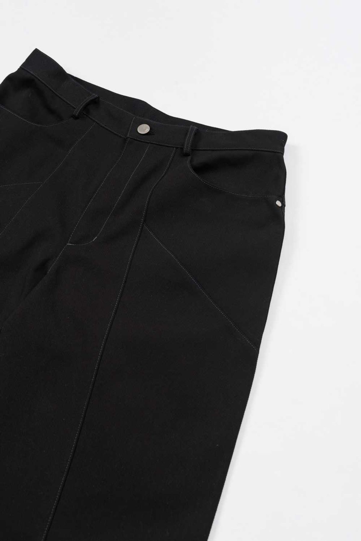 261이유아이(261EUI) INCISION TWIL PANTS BLACK
