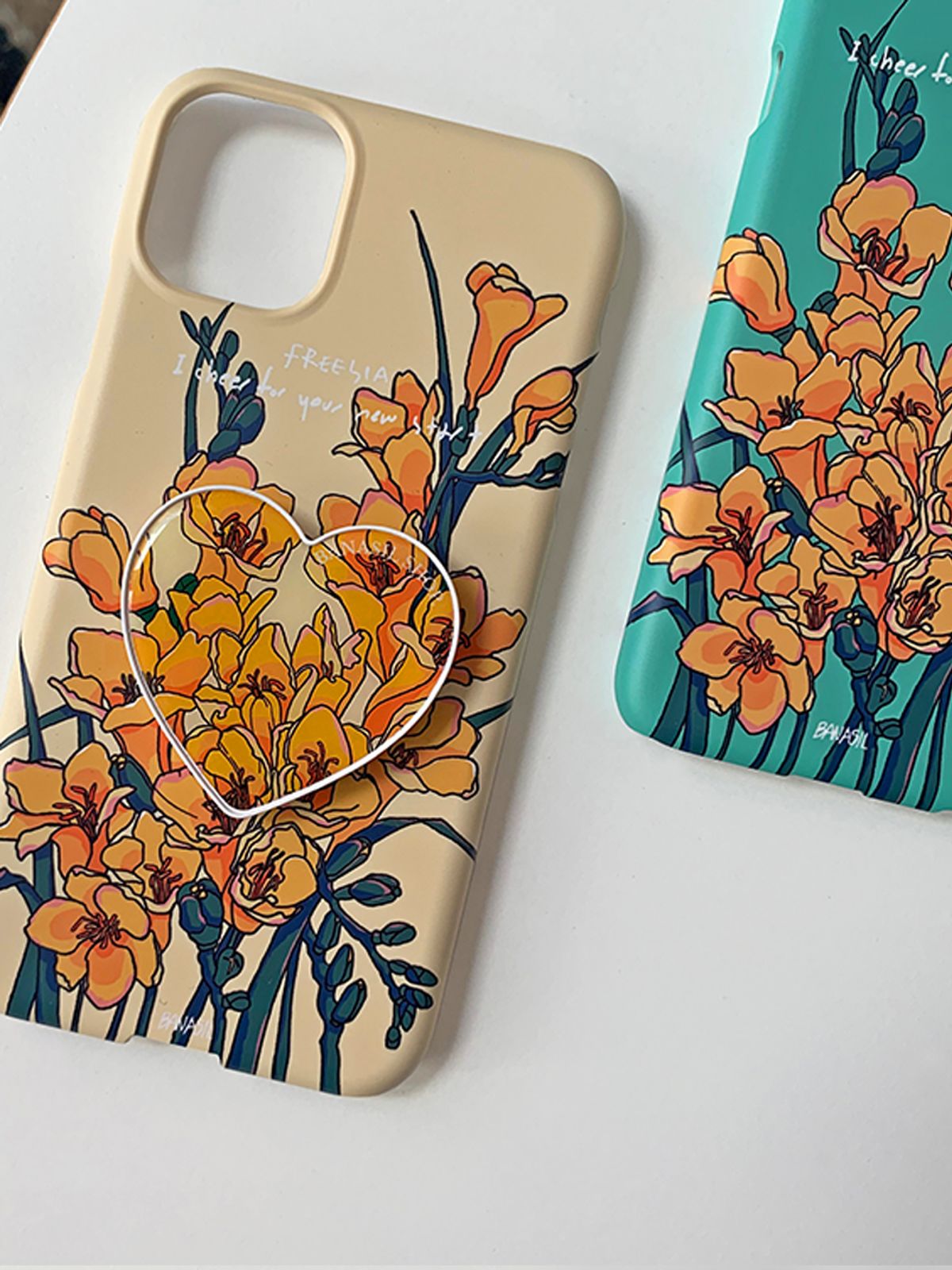 바나실 샵(BANASIL SHOP) [그립톡/하트톡] Freesia