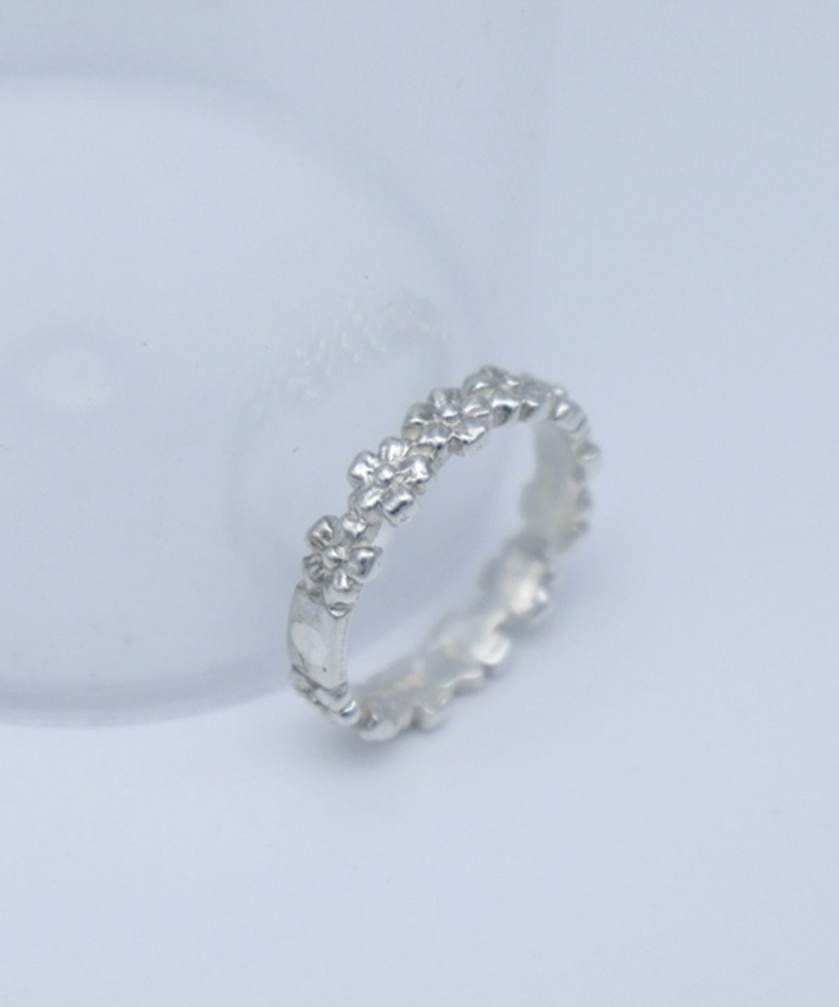 봉보(BONBEAU) Blooming Ring 실버 볼드링 꼬임 반지