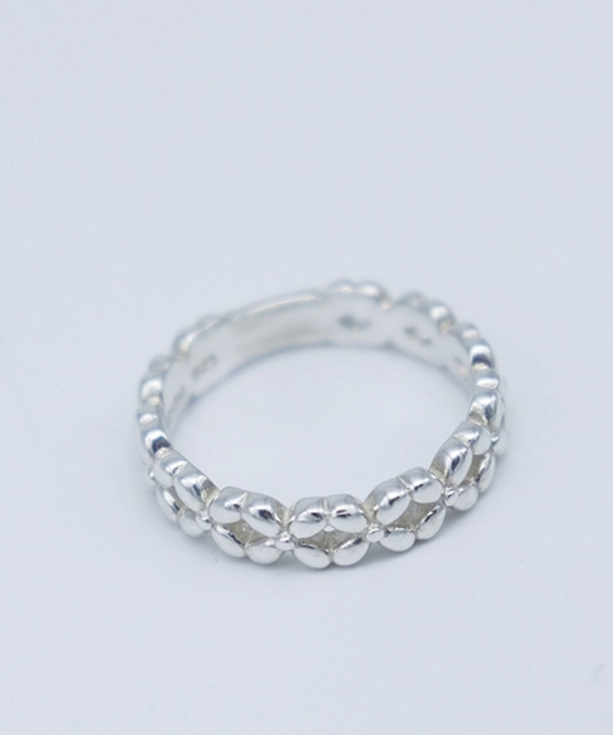 봉보(BONBEAU) Blooming Ring 실버 볼드링 꼬임 반지