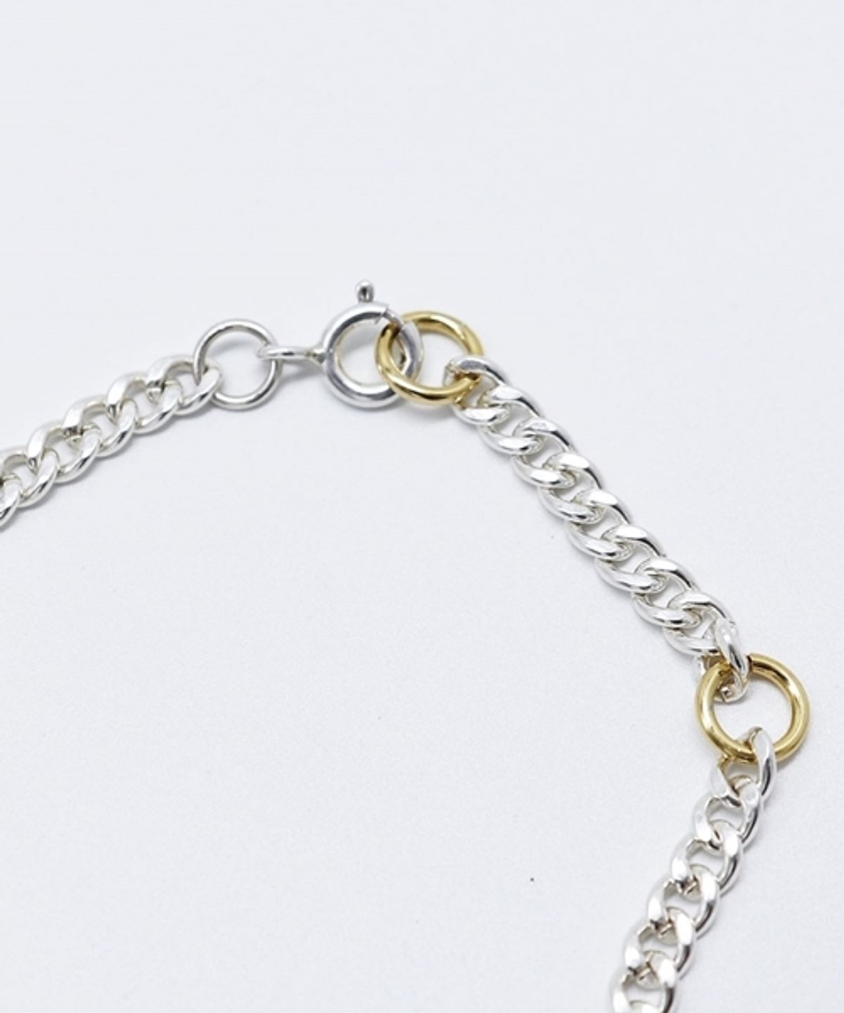봉보(BONBEAU) Double color chain point charm Bracelet 스마일 데이지 볼드 체인팔찌 (발찌)