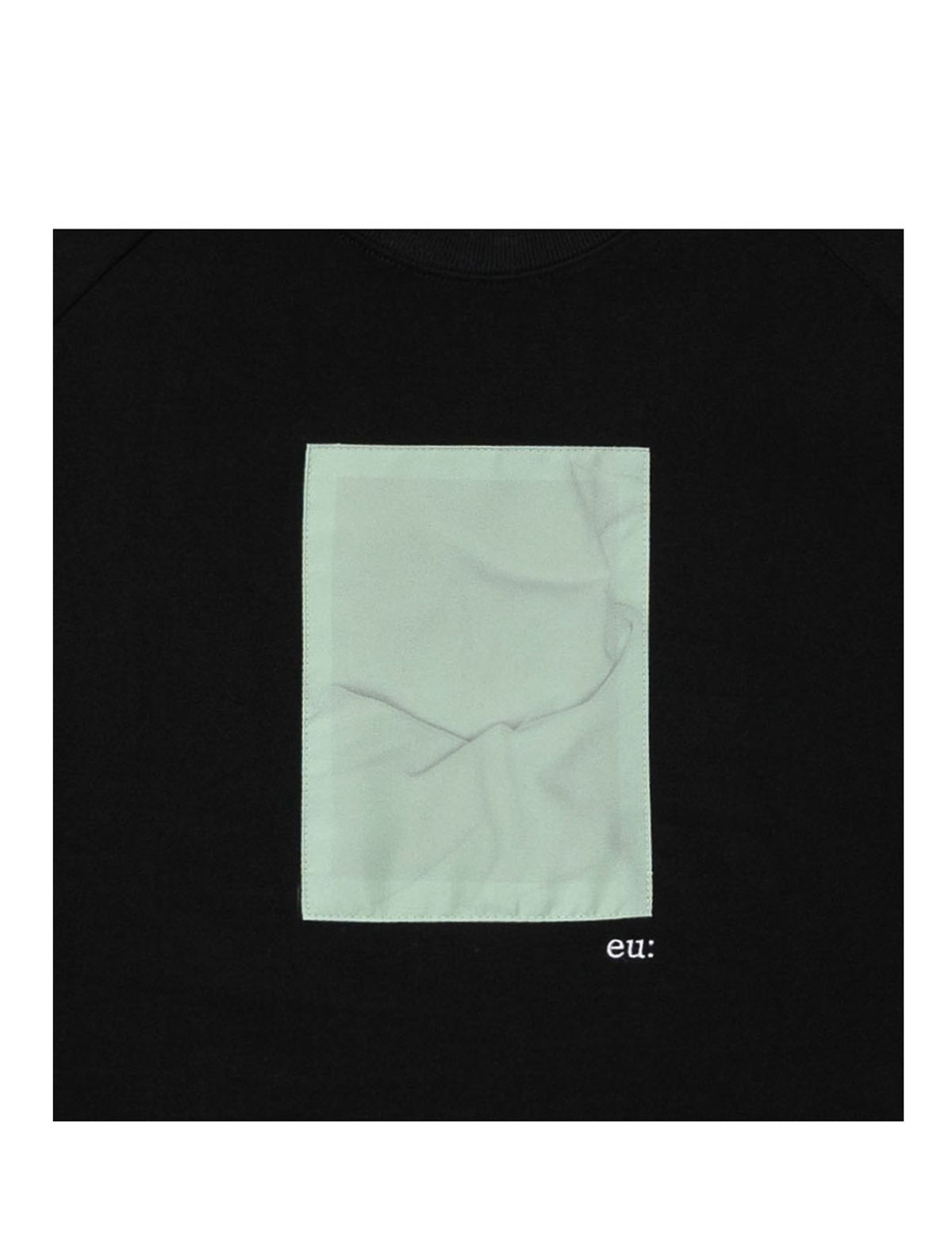 261이유아이(261EUI) SIGNATURE WRINKLE RAGLAN LONG SLEEVE BLACK PALE GREEN