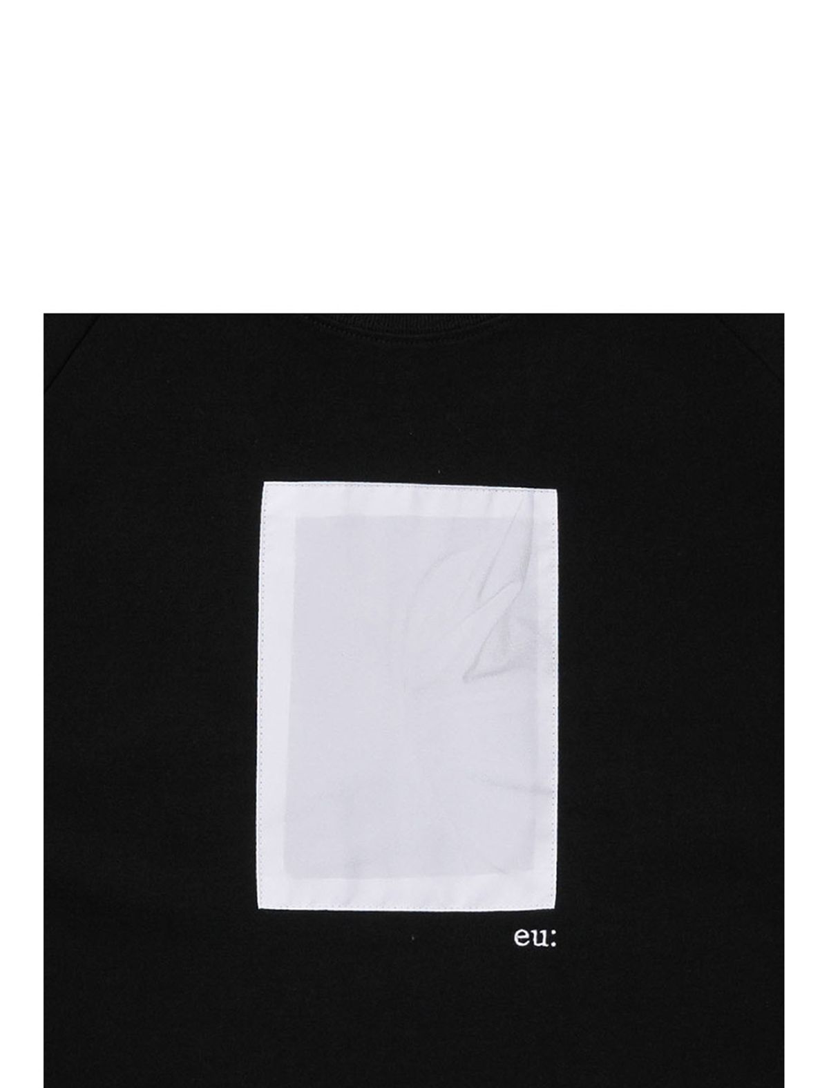 261이유아이(261EUI) SIGNATURE WRINKLE RAGLAN LONG SLEEVE BLACK WHITE