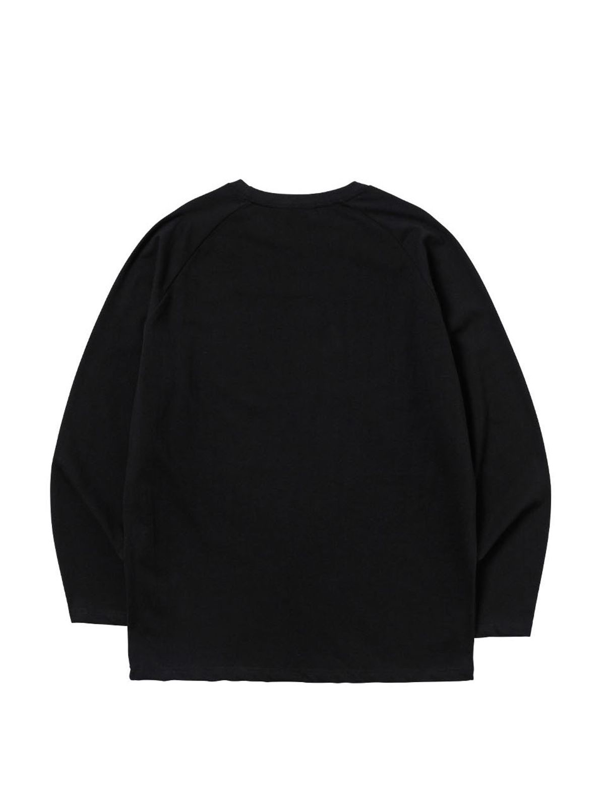 261이유아이(261EUI) SIGNATURE WRINKLE RAGLAN LONG SLEEVE BLACK YELLOW