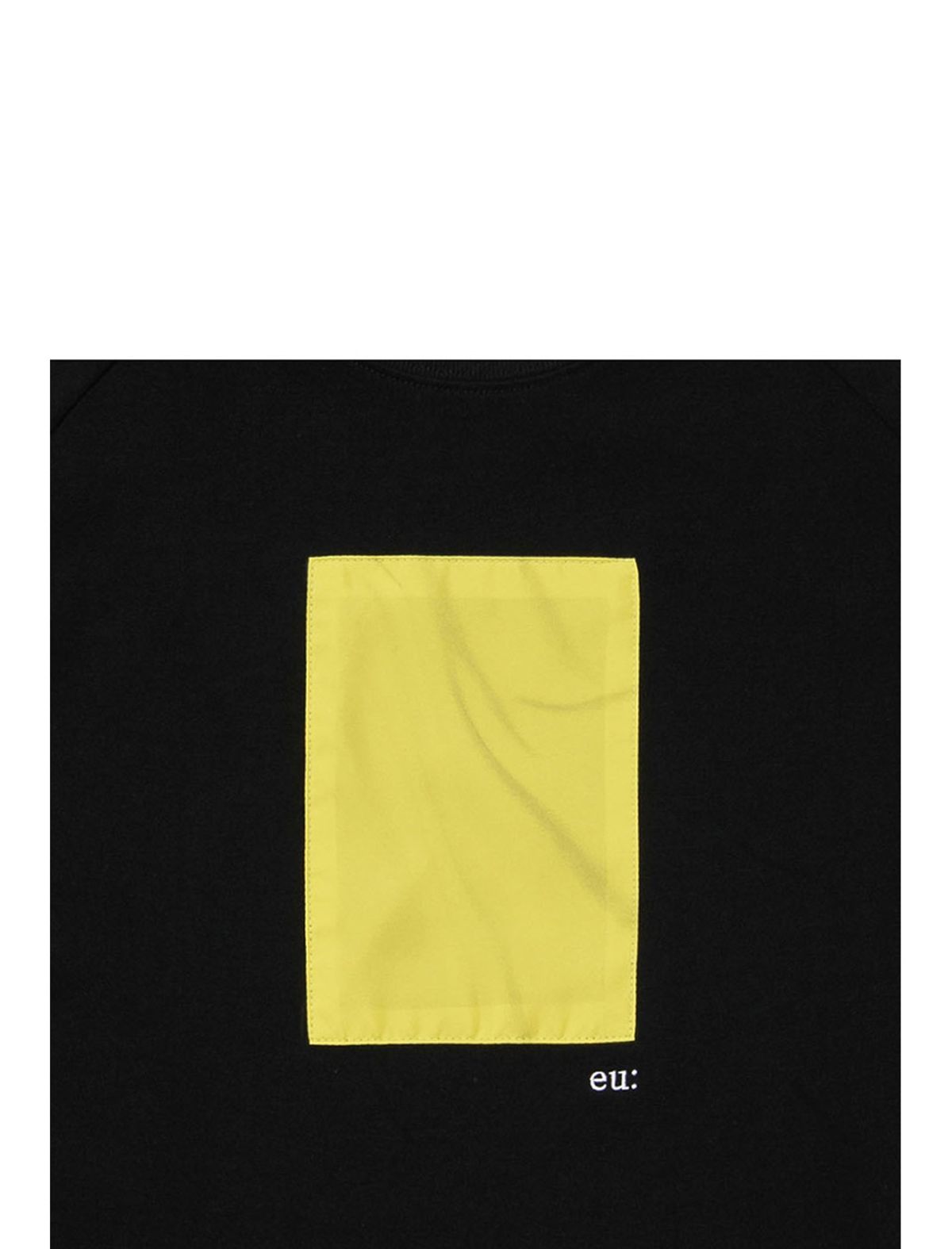 261이유아이(261EUI) SIGNATURE WRINKLE RAGLAN LONG SLEEVE BLACK YELLOW
