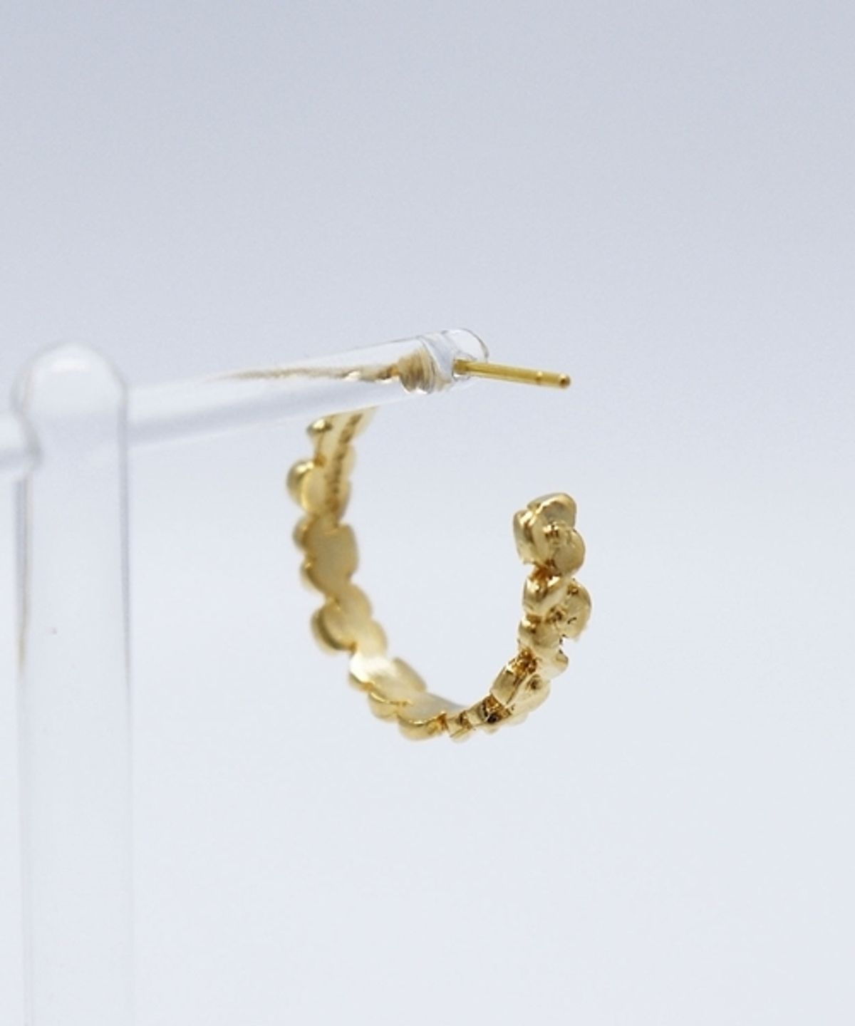 봉보(BONBEAU) Camellia simple Earrings 까멜리아 은침 심플 귀걸이