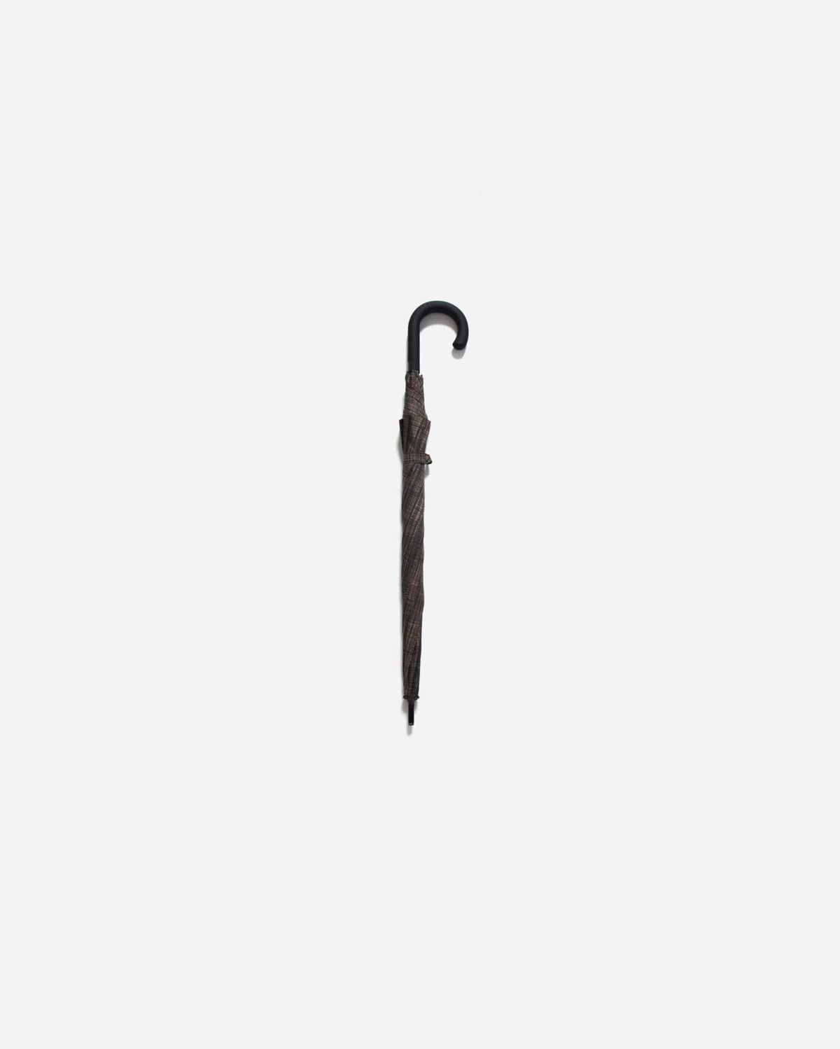 파라체이스(PARACHASE) 1014 샤프 체크 패턴 곡자 그립 자동 장우산