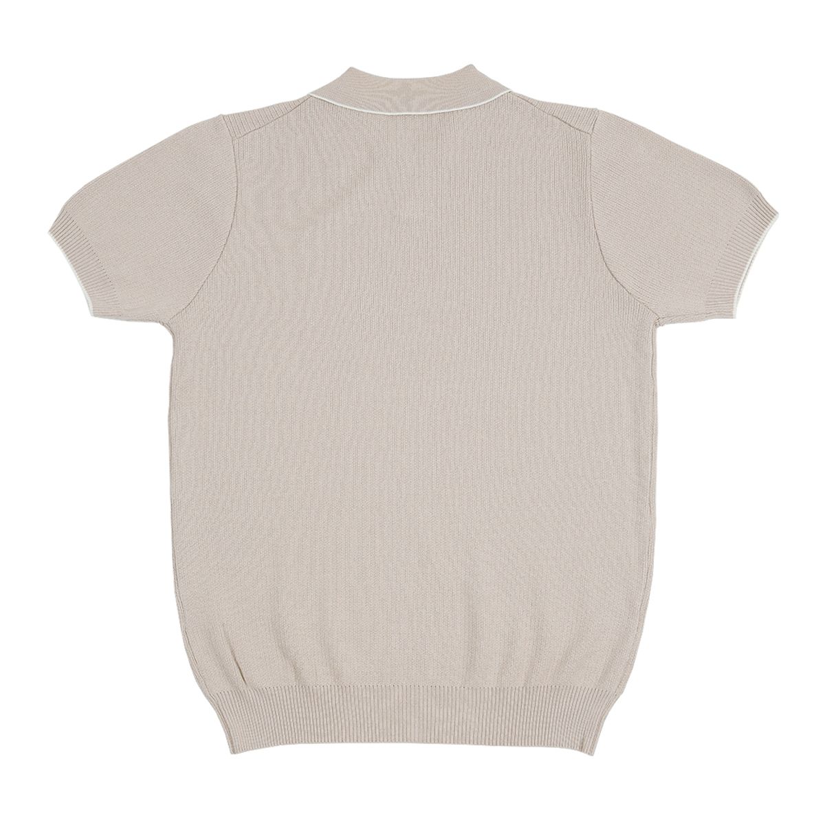 솔티(SORTIE) Combination collar knit (Beige)