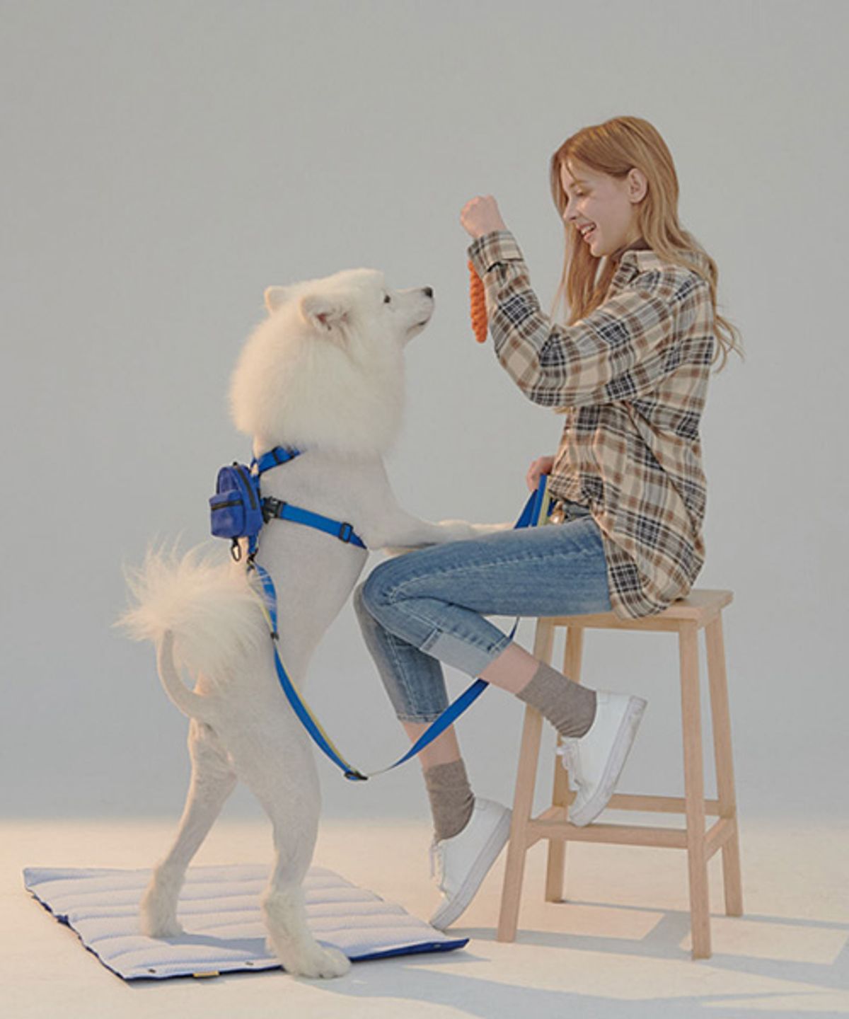 스펠(SPEL) 항공 TY 하네스 3M 연장줄 풀세트 (하네스+2m리드줄+3m연장리드줄)