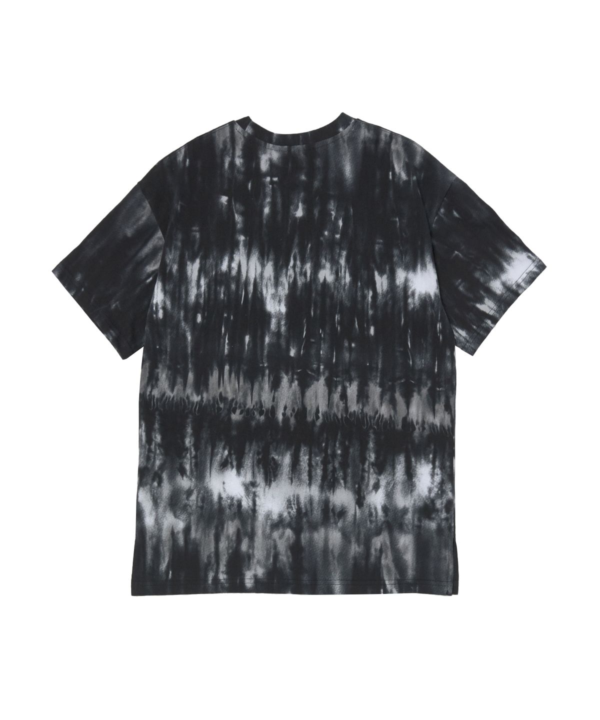 어낫띵(A NOTHING) TIE-DYE R.M. DROP-SHOULDER 1/2 TEE (Black)