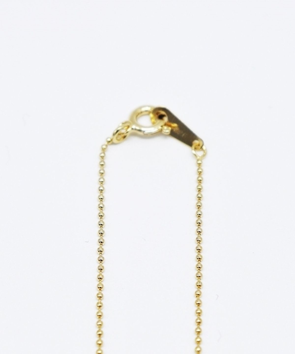 봉보(BONBEAU) Kitsch square smile Necklace 실버 스마일 스퀘어 체인 목걸이