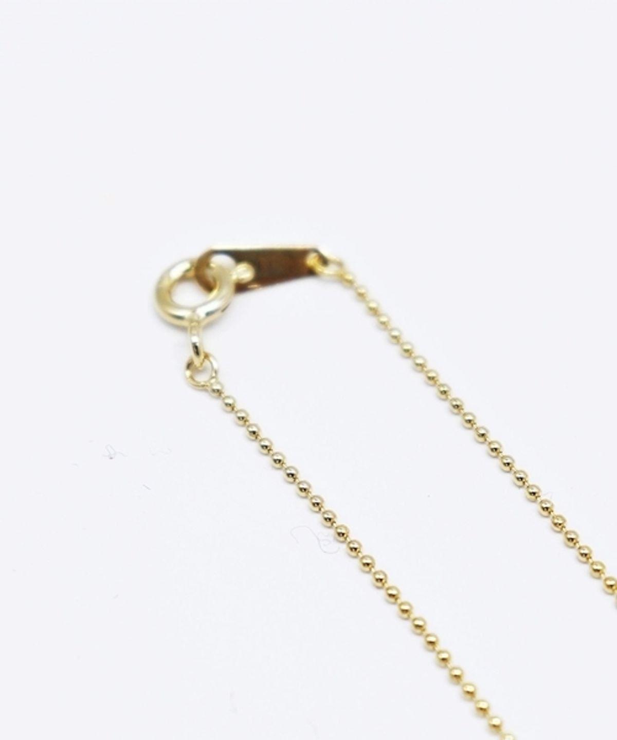 봉보(BONBEAU) Coin smile Necklace 실버 스마일 코인 체인 목걸이