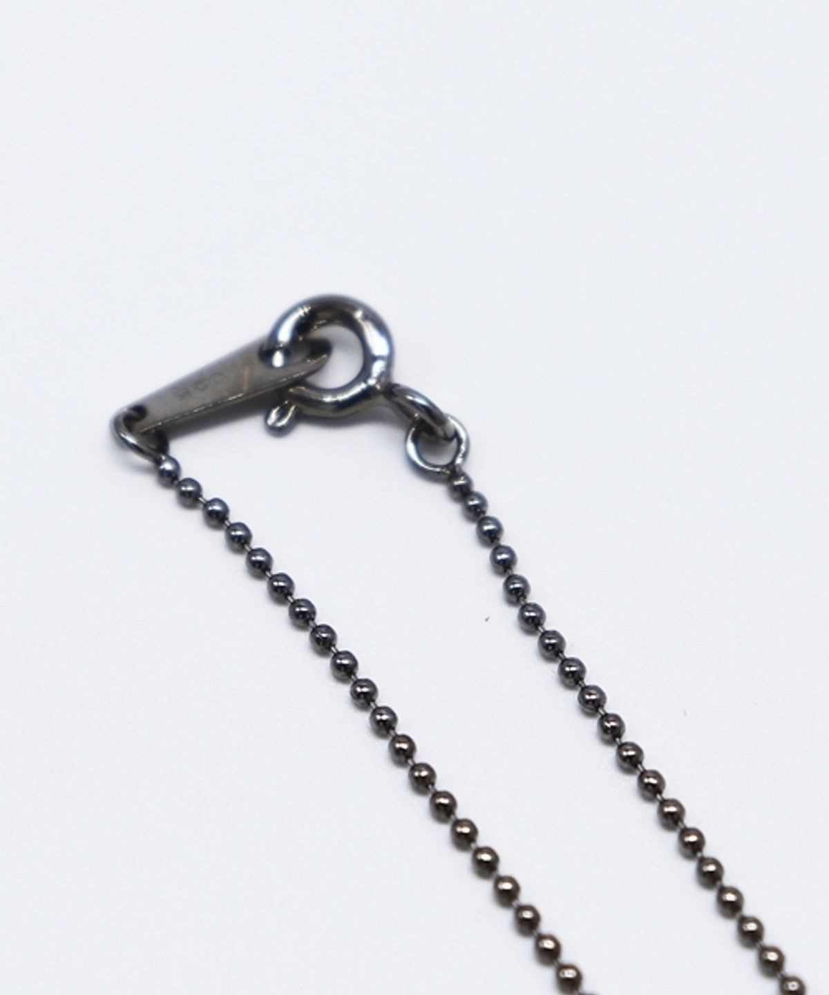 봉보(BONBEAU) Coin smile Necklace 실버 스마일 코인 체인 목걸이