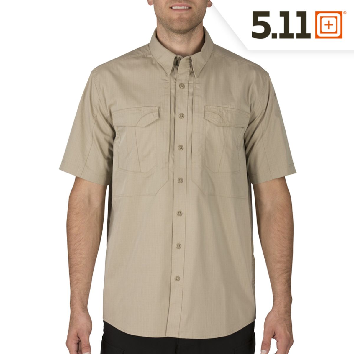 5.11택티컬(5.11 TACTICAL) 스트라이크 숏 슬리브 셔츠 (카키)