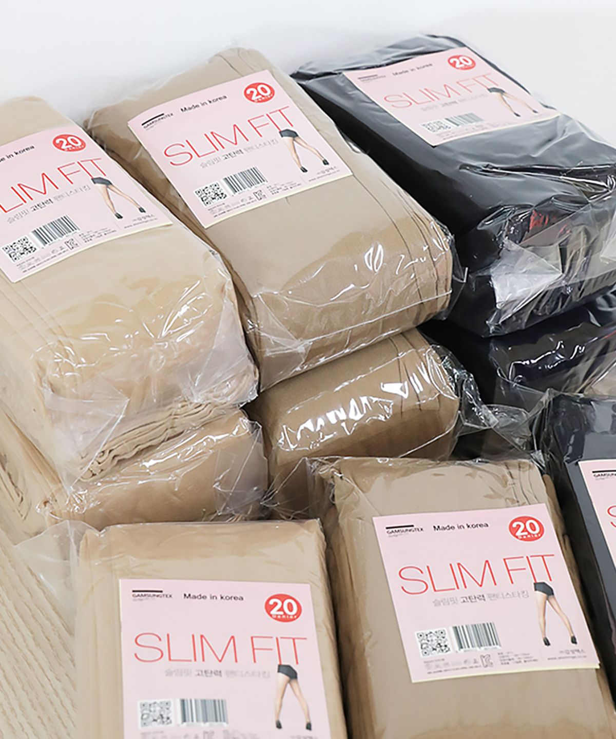 렛츠슬림(LET'S SLIM) 학생용 교복 고탄력 힙업 팬티 스타킹10개 벌크 살색 커피 검정