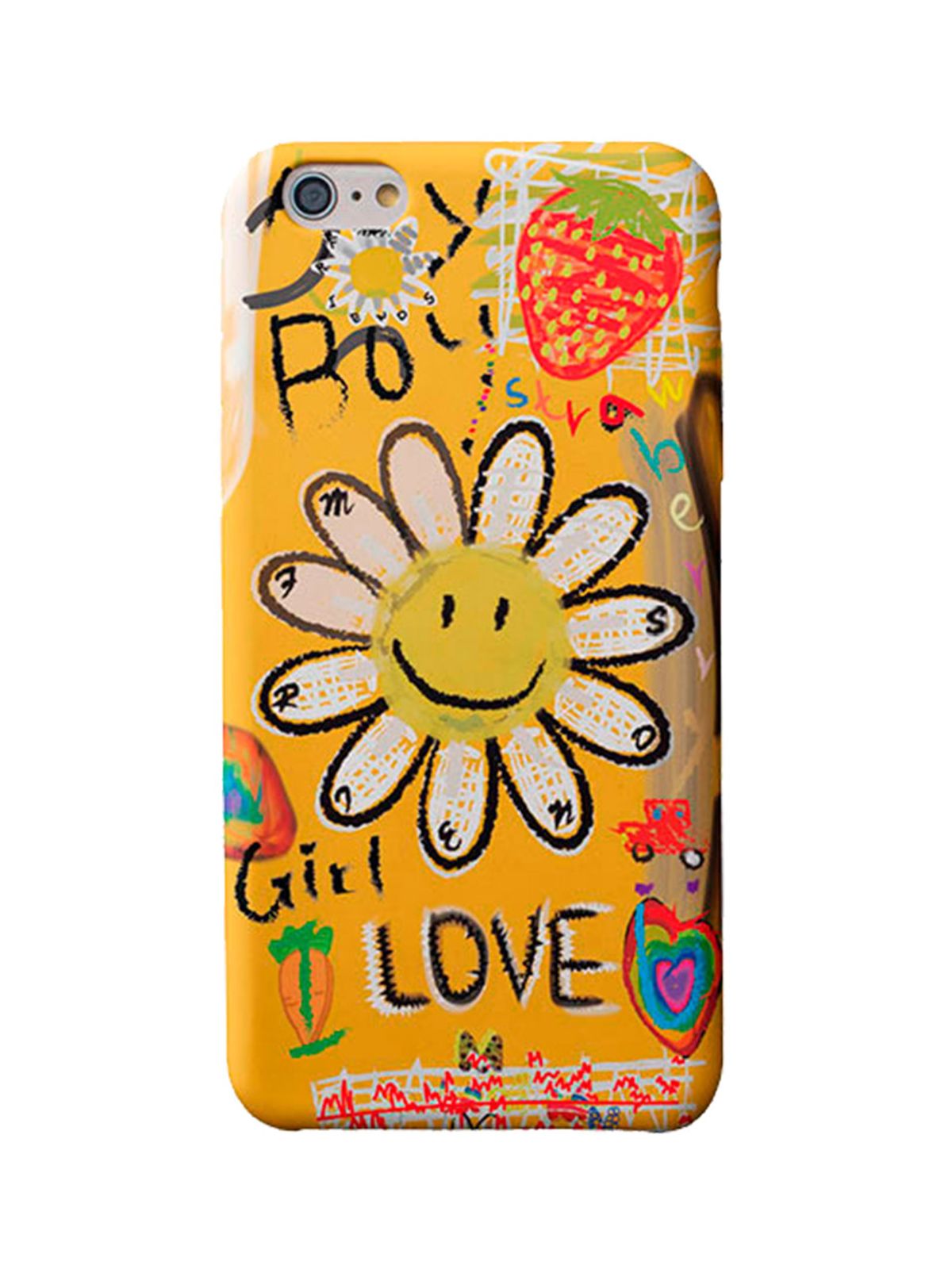 엠프렌즈(MFRIENDS) 아이폰·갤럭시 공용 스트로베리 플라워 그래픽 케이스 336_strawberry field 커스텀 아트 디자인  엠프렌즈