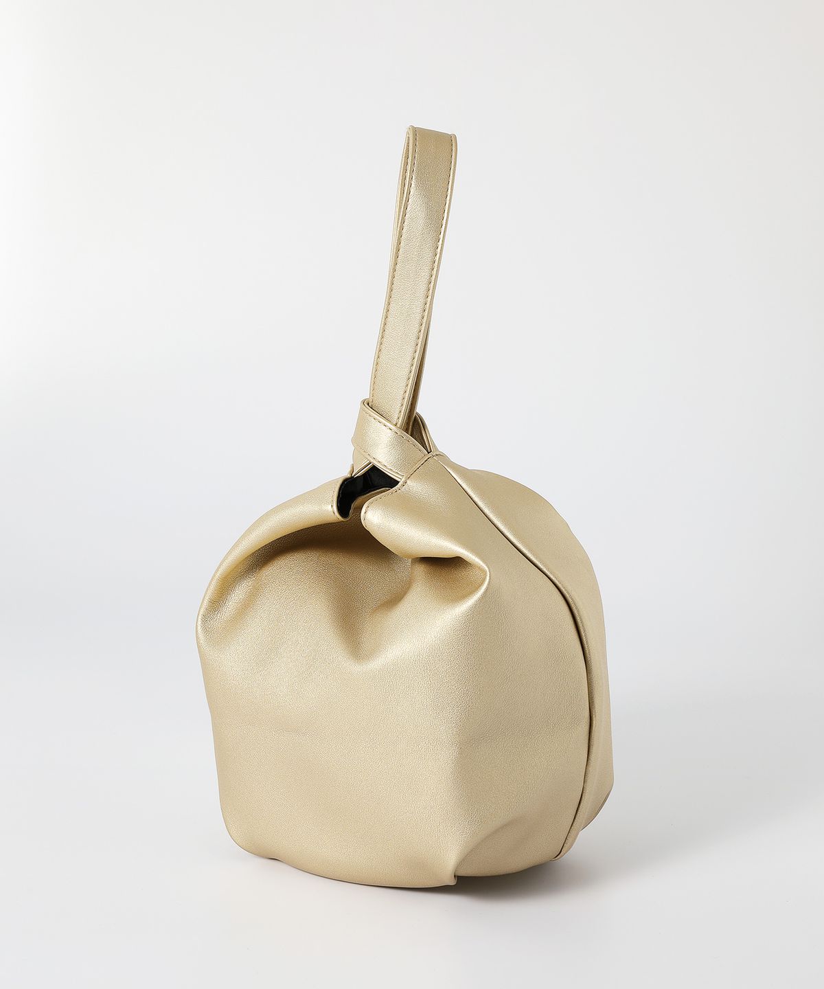 옐로우스톤(YELLOWSTONE) Dumpling wrist bag - Gold