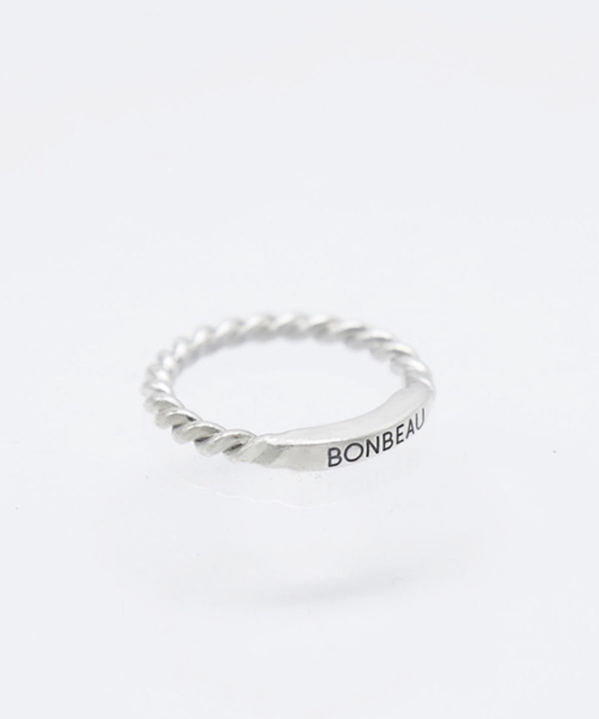 봉보(BONBEAU) Carry initial twist Ring 볼드 꼬임 이니셜 각인 반지