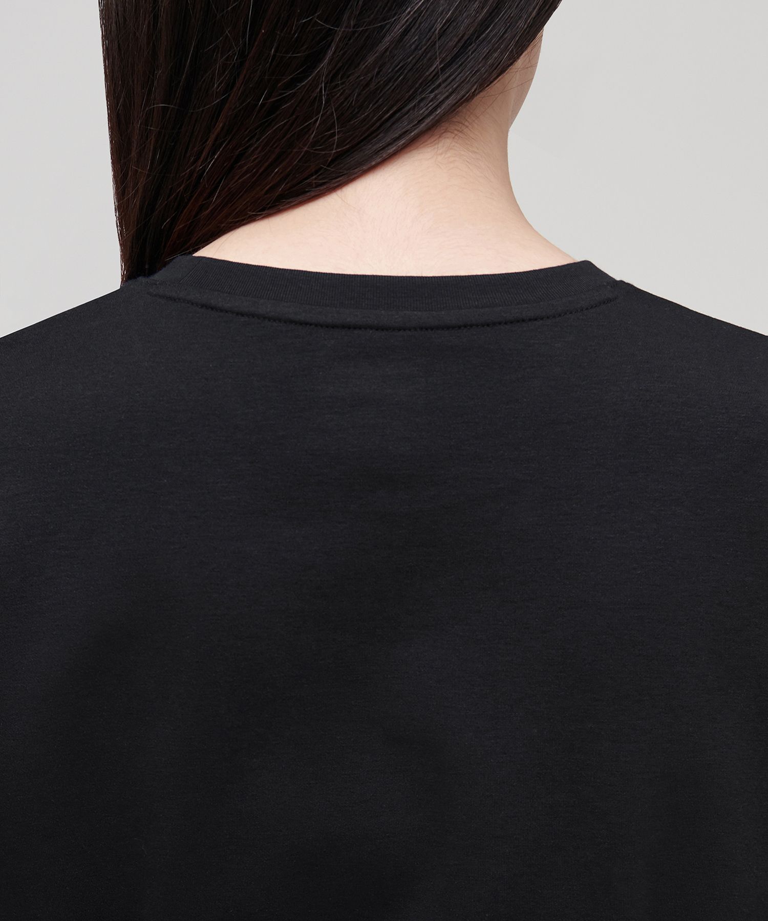 Tシャツ・カットソー *MUSINSA STANDARD* Ponte Crew Neck Long Sleeve T-Shirt Dark MUSINSA | MUSINSA STANDARD Heavy Ponte Relaxed Crew Neck