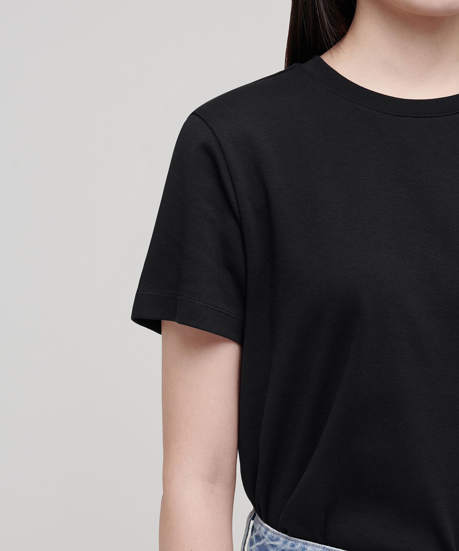 MUSINSA | MUSINSA STANDARD WOMAN Women's Basic Crew Neck T