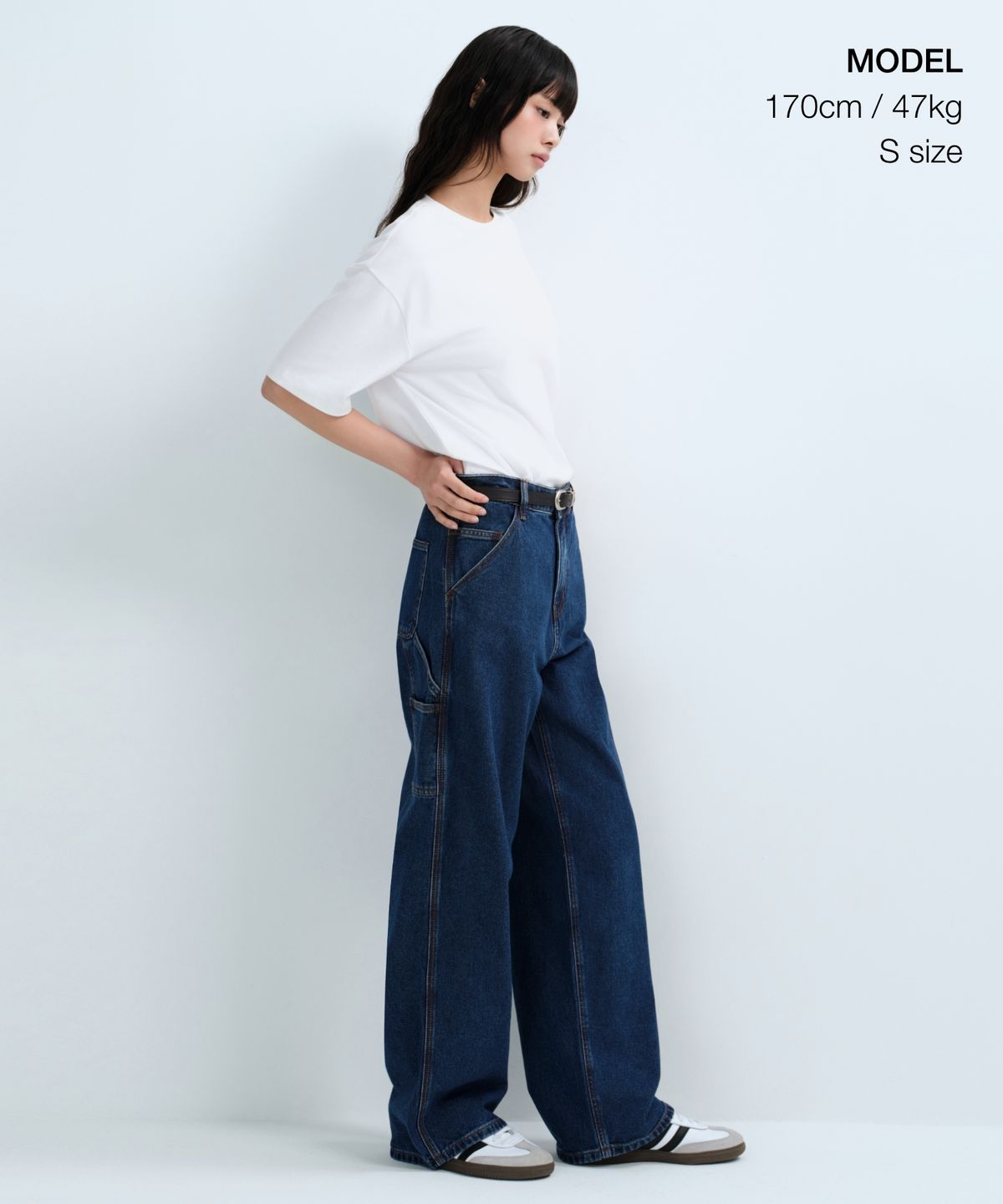 무신사 스탠다드 우먼(MUSINSA STANDARD WOMAN) 우먼즈 릴렉스 핏 크루 넥 티셔츠 [화이트]
