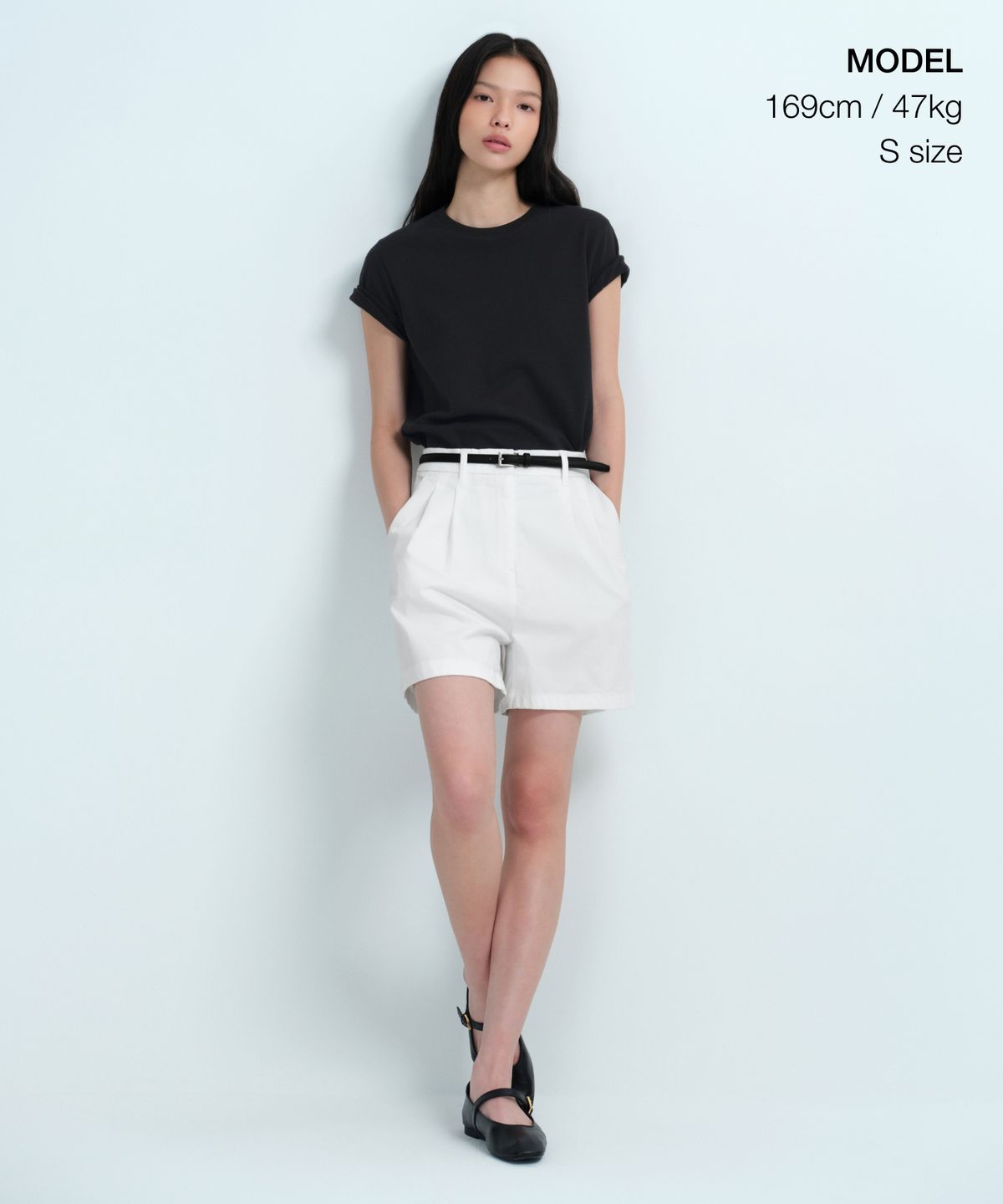 무신사 스탠다드 우먼(MUSINSA STANDARD WOMAN) 우먼즈 릴렉스 핏 크루 넥 티셔츠 [블랙]