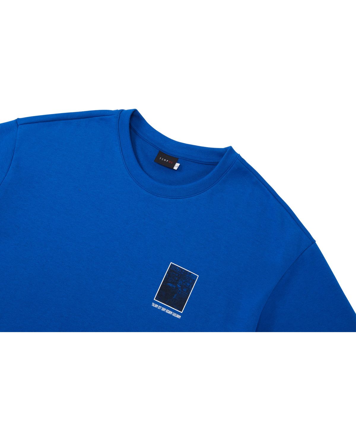 템푸스스튜디오(TEMPUS STUDIO) TOTALITY OVERSIZE T-SHIRT [BLUE]