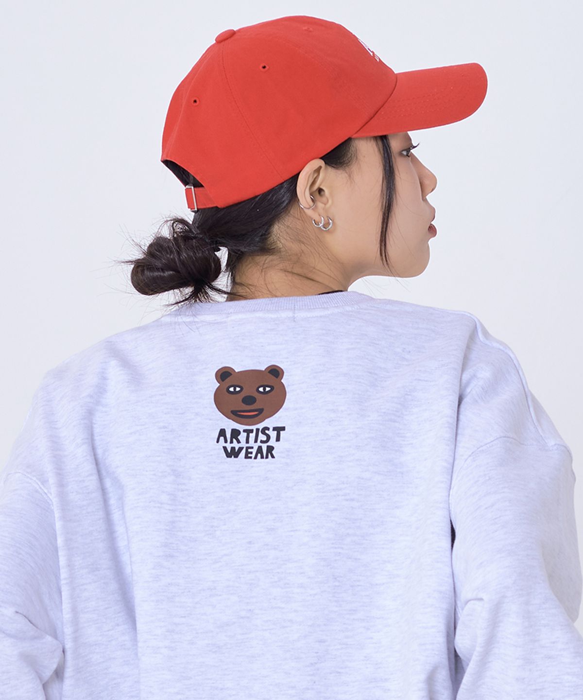 아티스트웨어(ARTISTWEAR) [ATW] 시그니쳐 로고 자수 볼캡_BK