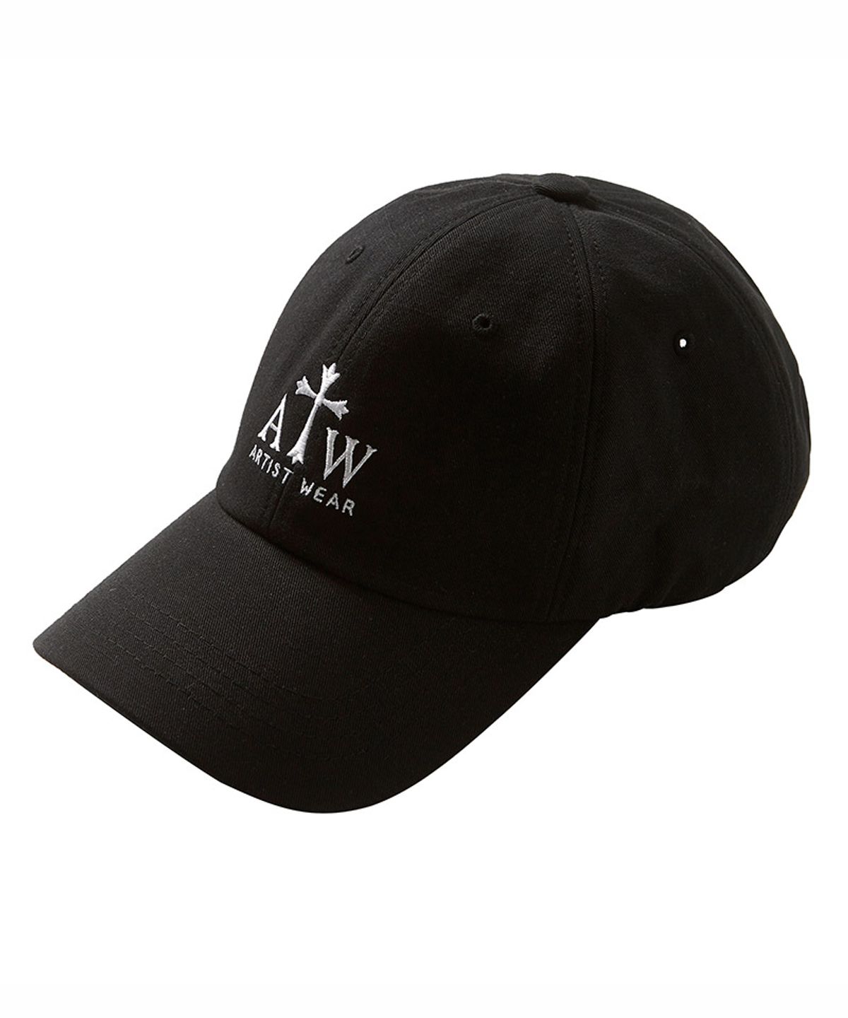 아티스트웨어(ARTISTWEAR) [ATW] 시그니쳐 로고 자수 볼캡_BK