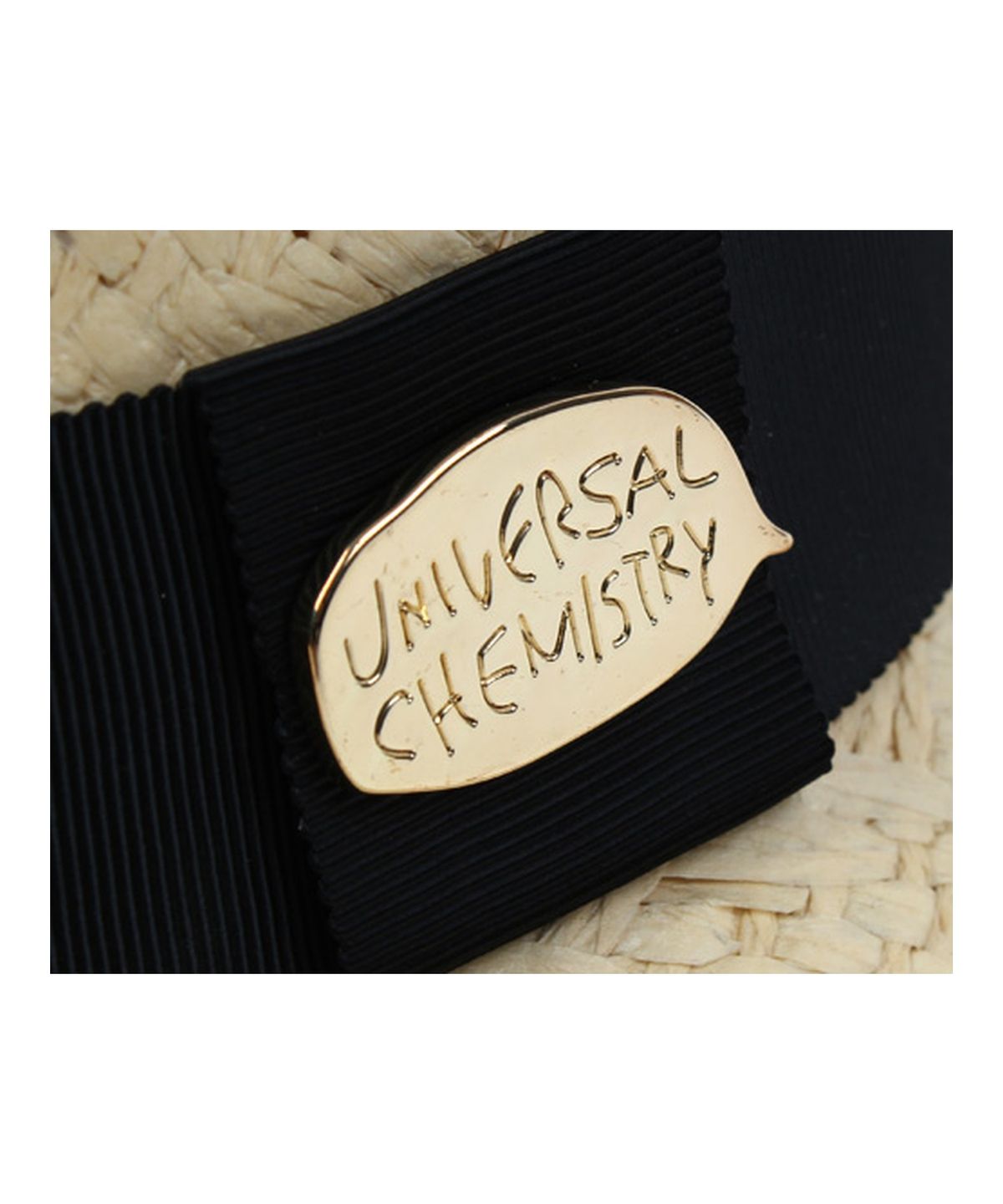 유니버셜 케미스트리(UNIVERSAL CHEMISTRY) Modern Beige Panama Hat GD 파나마햇