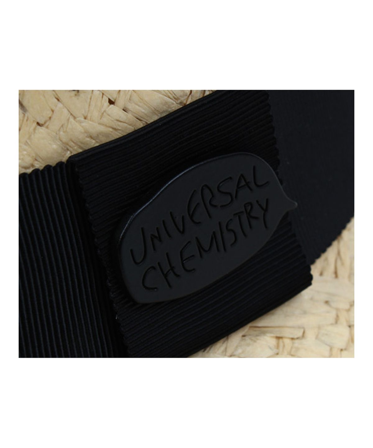 유니버셜 케미스트리(UNIVERSAL CHEMISTRY) Modern Beige Panama Hat BK 파나마햇