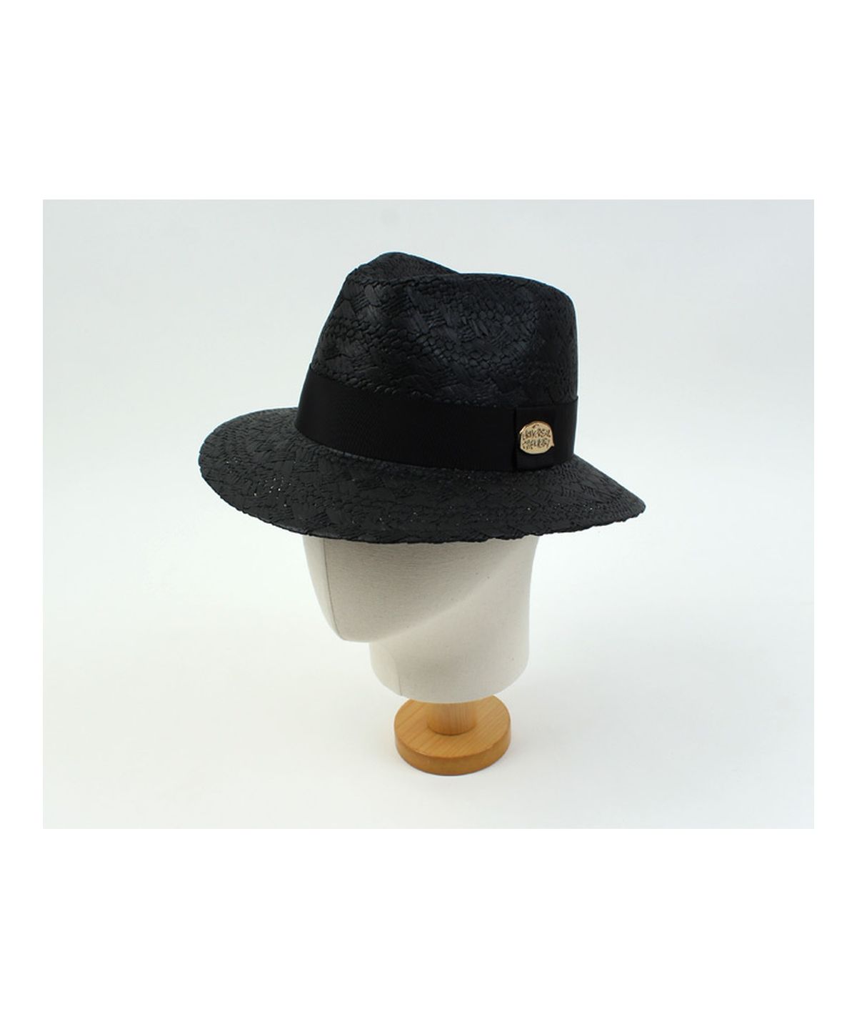 유니버셜 케미스트리(UNIVERSAL CHEMISTRY) Modern Black Panama Hat GD 파나마햇