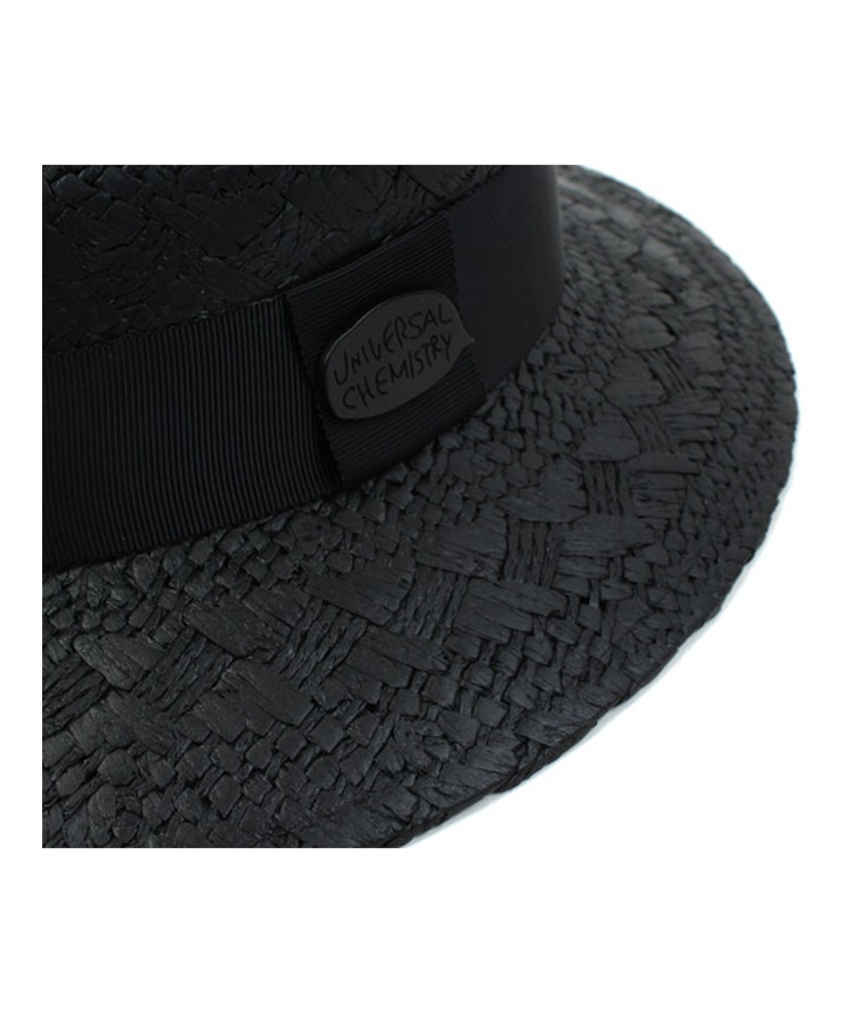 유니버셜 케미스트리(UNIVERSAL CHEMISTRY) Modern Black Panama Hat BK 파나마햇